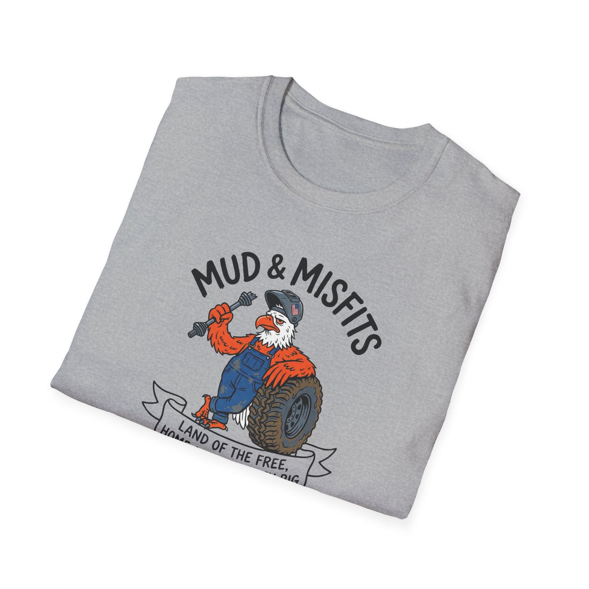 Mud & Misfits "Land Of the Free" Shop Eagle T-shirt