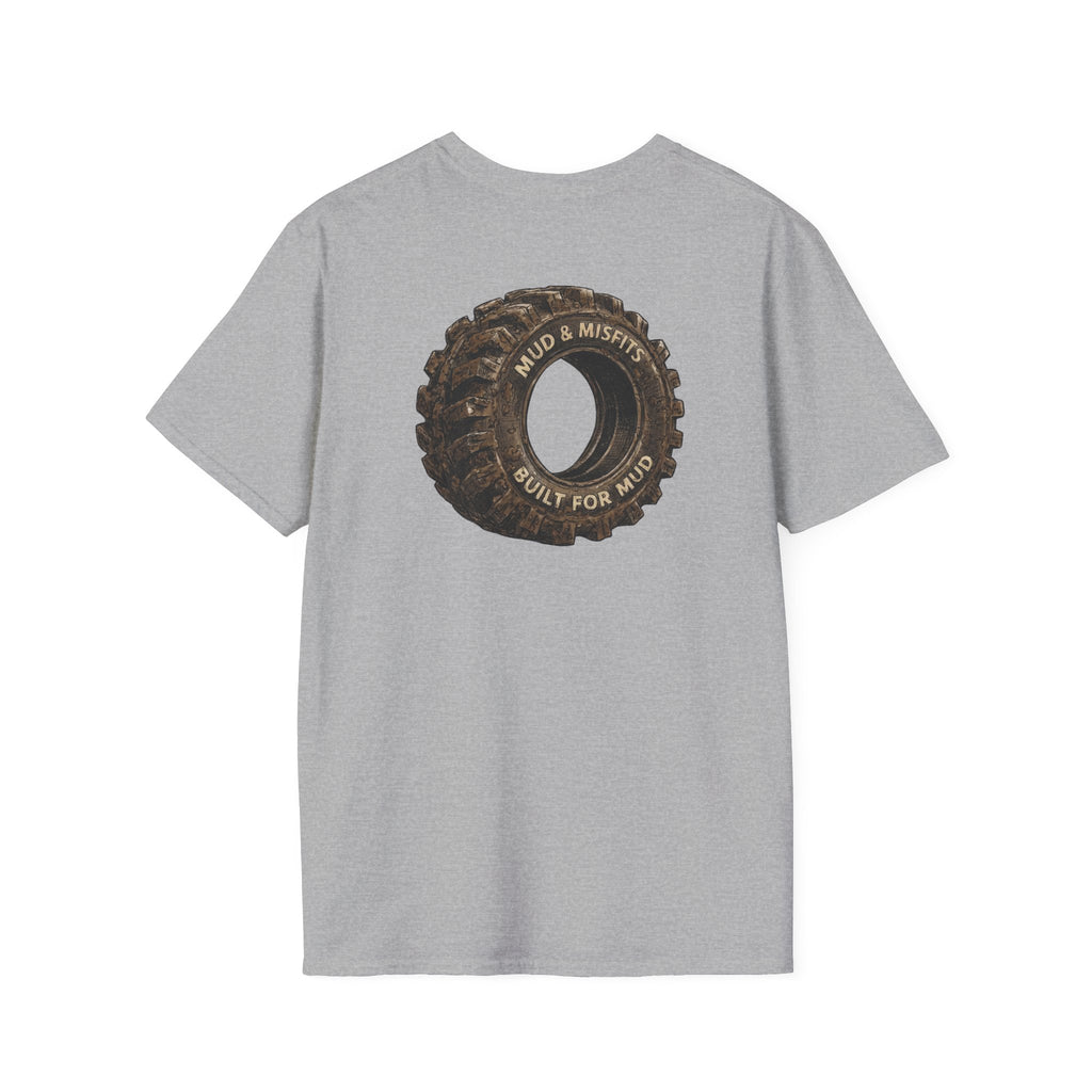 Mud & Misfits "Built for Mud" Large Tire T-shirt