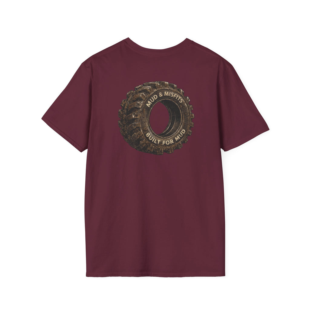 Mud & Misfits "Built for Mud" Large Tire T-shirt