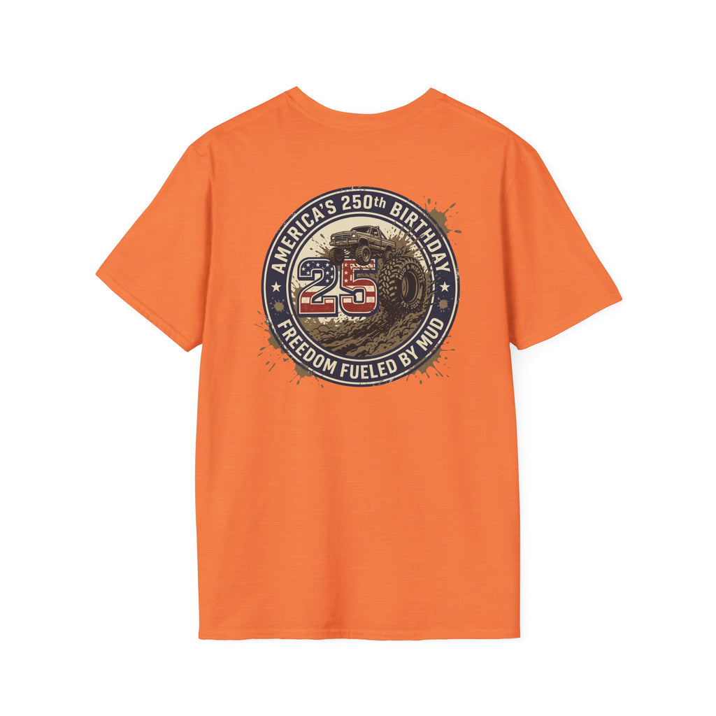 Mud & Misfits "USA 250th Birthday - Freedom Fueled By Mud" T-shirt