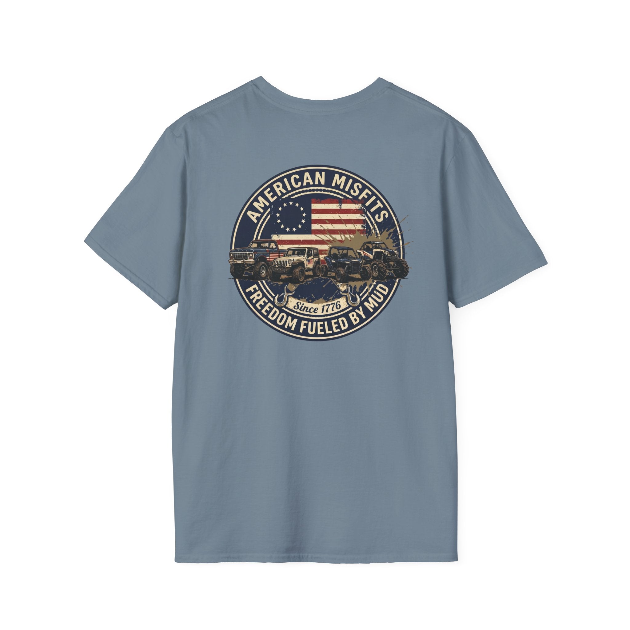 Mud & Misfits 'American Misfits - Freedom Fueled By Mud' T-shirt