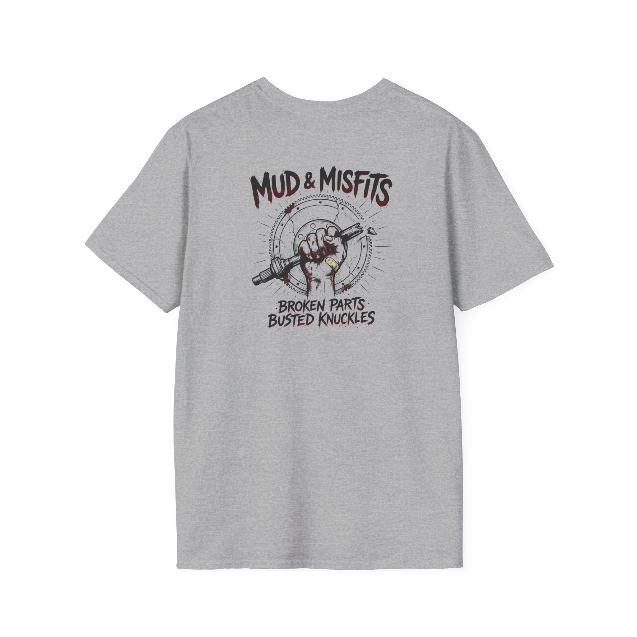 Mud & Misfits "Broken Parts Busted Knuckles" T-shirt
