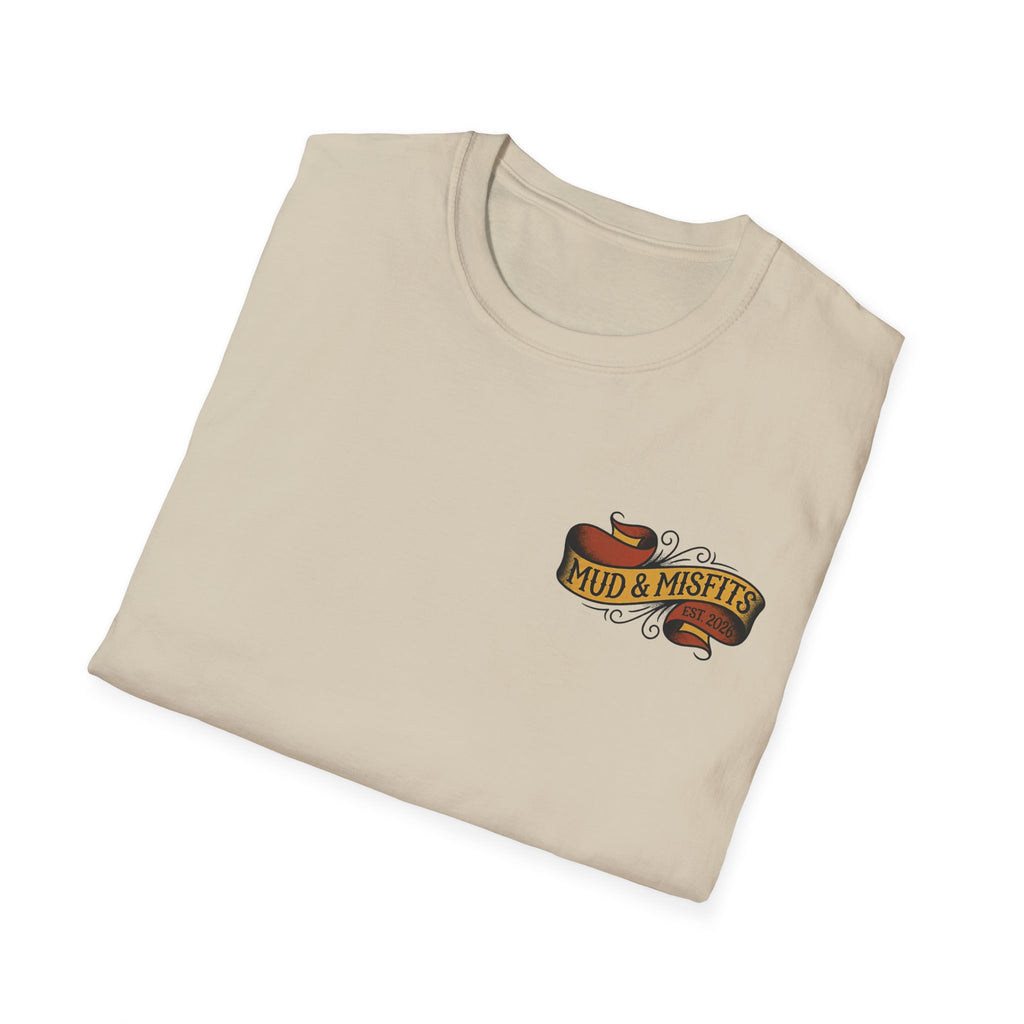 Mud & Misfits "Till The Wheels Fall Off" American Tattoo T-shirt