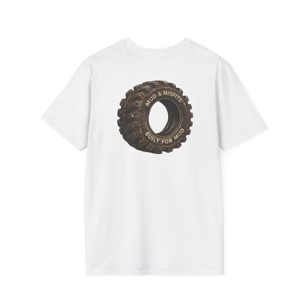 Mud & Misfits "Built for Mud" Large Tire T-shirt