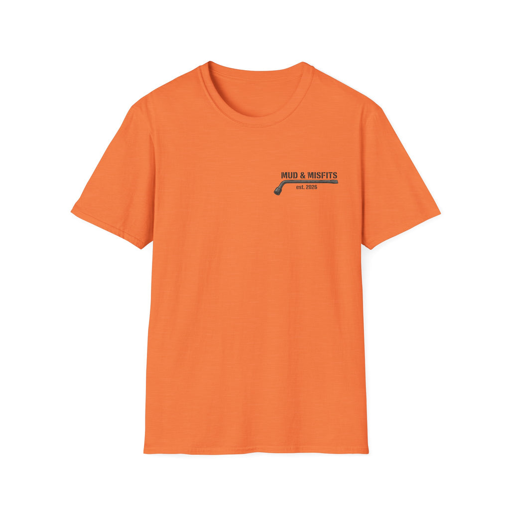 Mud & Misfits "Built for Mud" Large Tire T-shirt