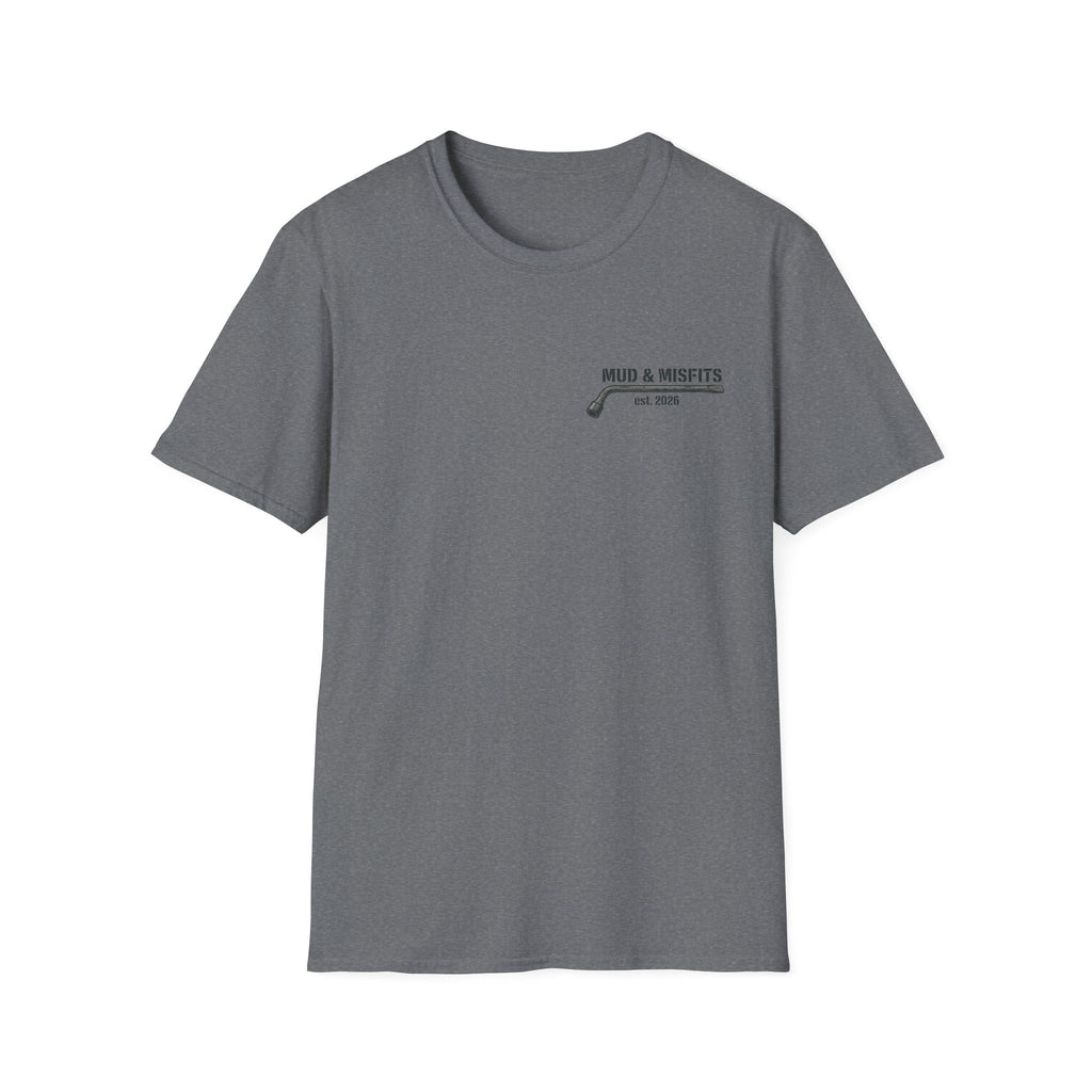 Mud & Misfits "Built for Mud" Large Tire T-shirt