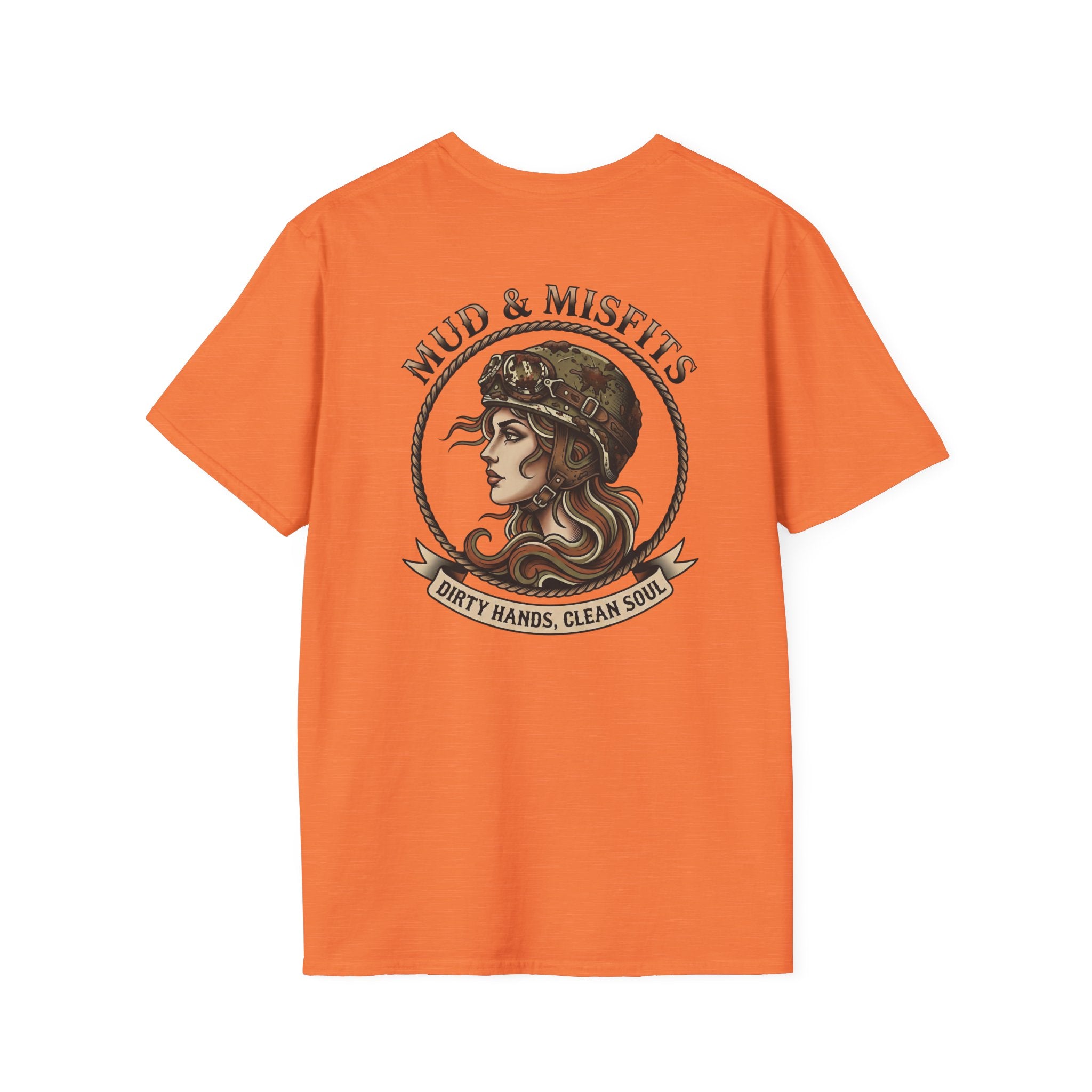 Mud & Misfits "Dirty Hands, Clean Soul" American Tattoo T-shirt
