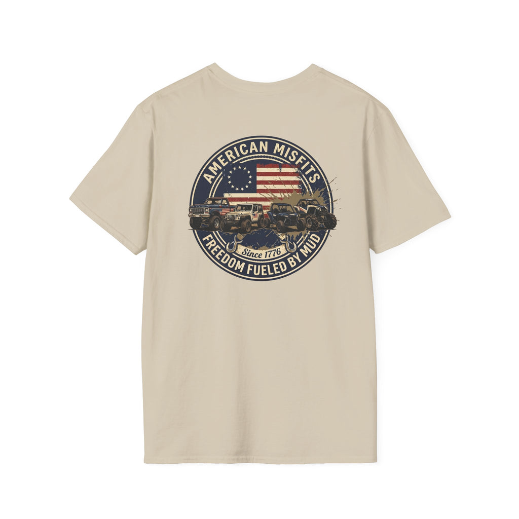 Mud & Misfits 'American Misfits - Freedom Fueled By Mud' T-shirt