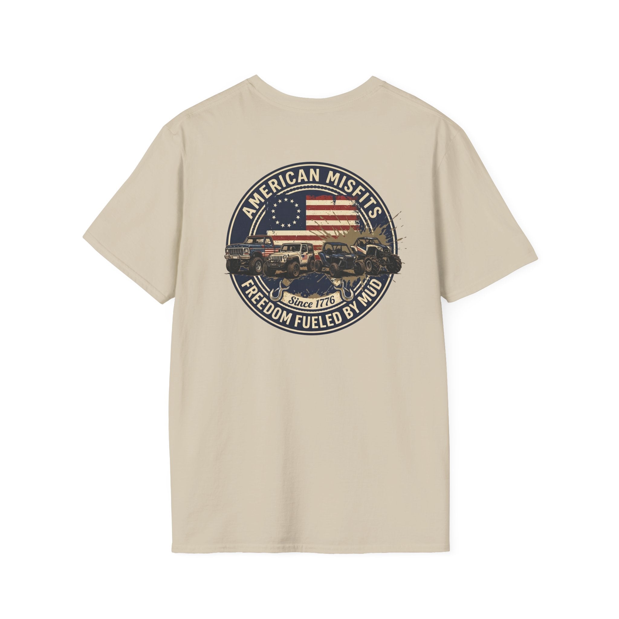 Mud & Misfits 'American Misfits - Freedom Fueled By Mud' T-shirt