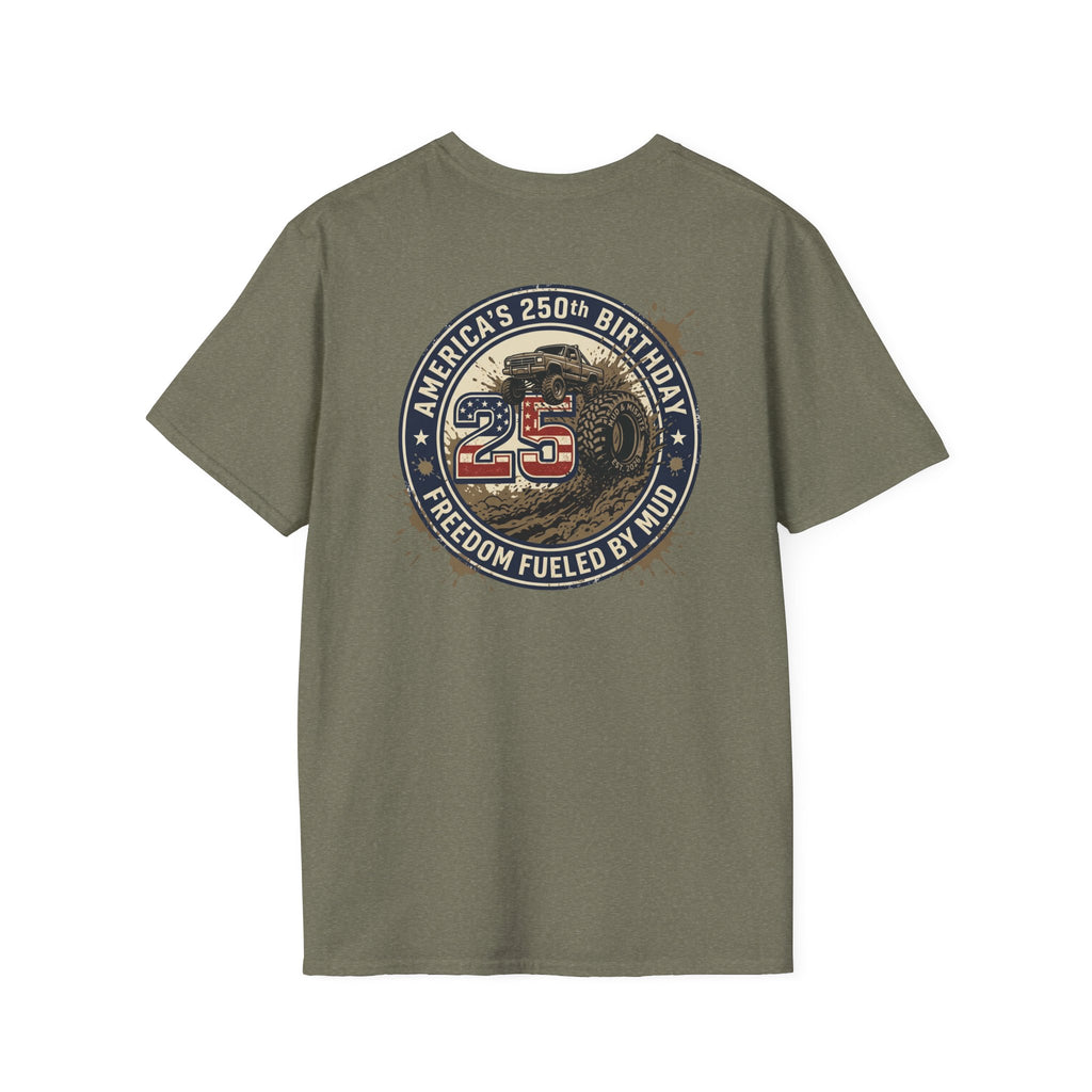 Mud & Misfits "USA 250th Birthday - Freedom Fueled By Mud" T-shirt