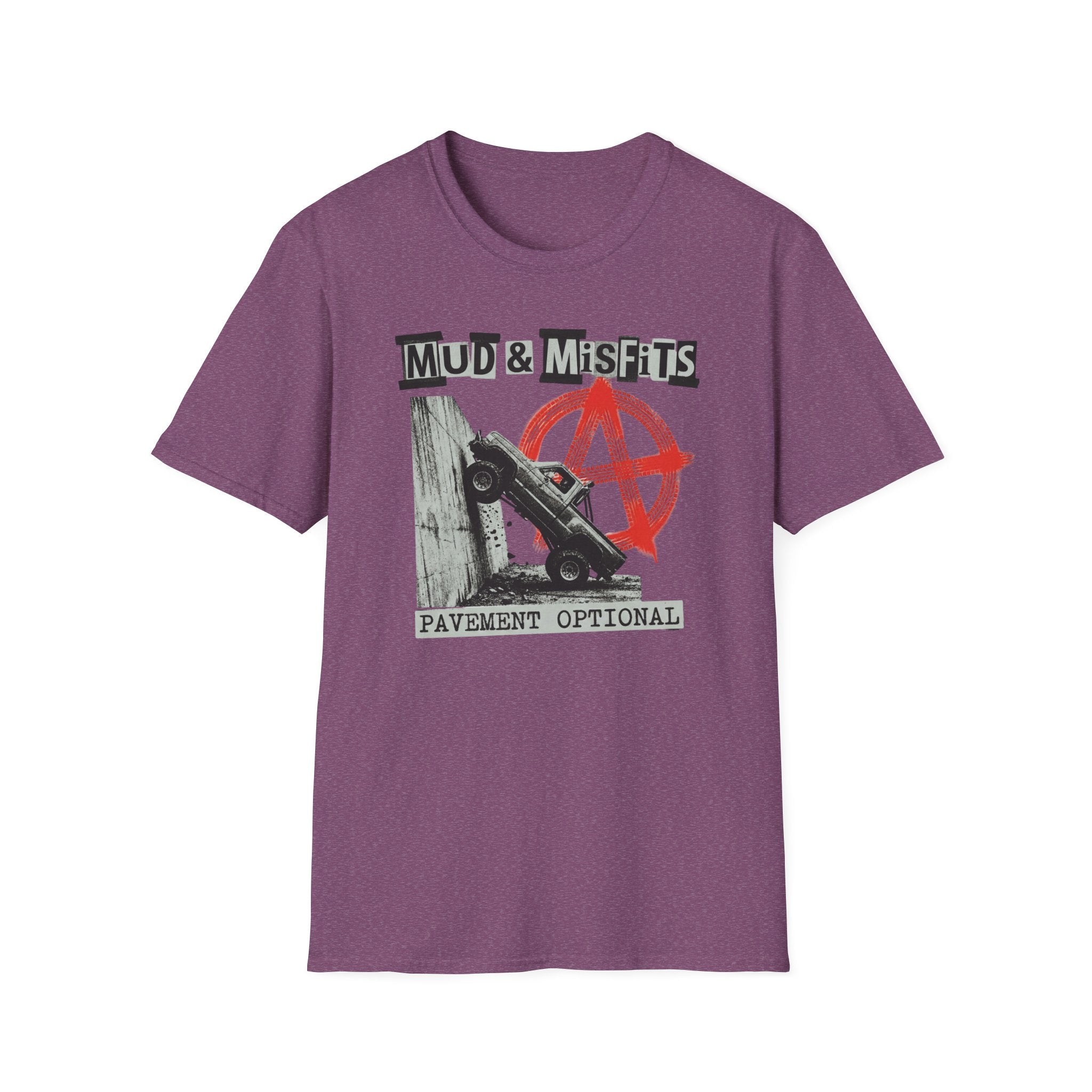 Mud & Misfits "Pavement Optional" Anarchy T-shirt