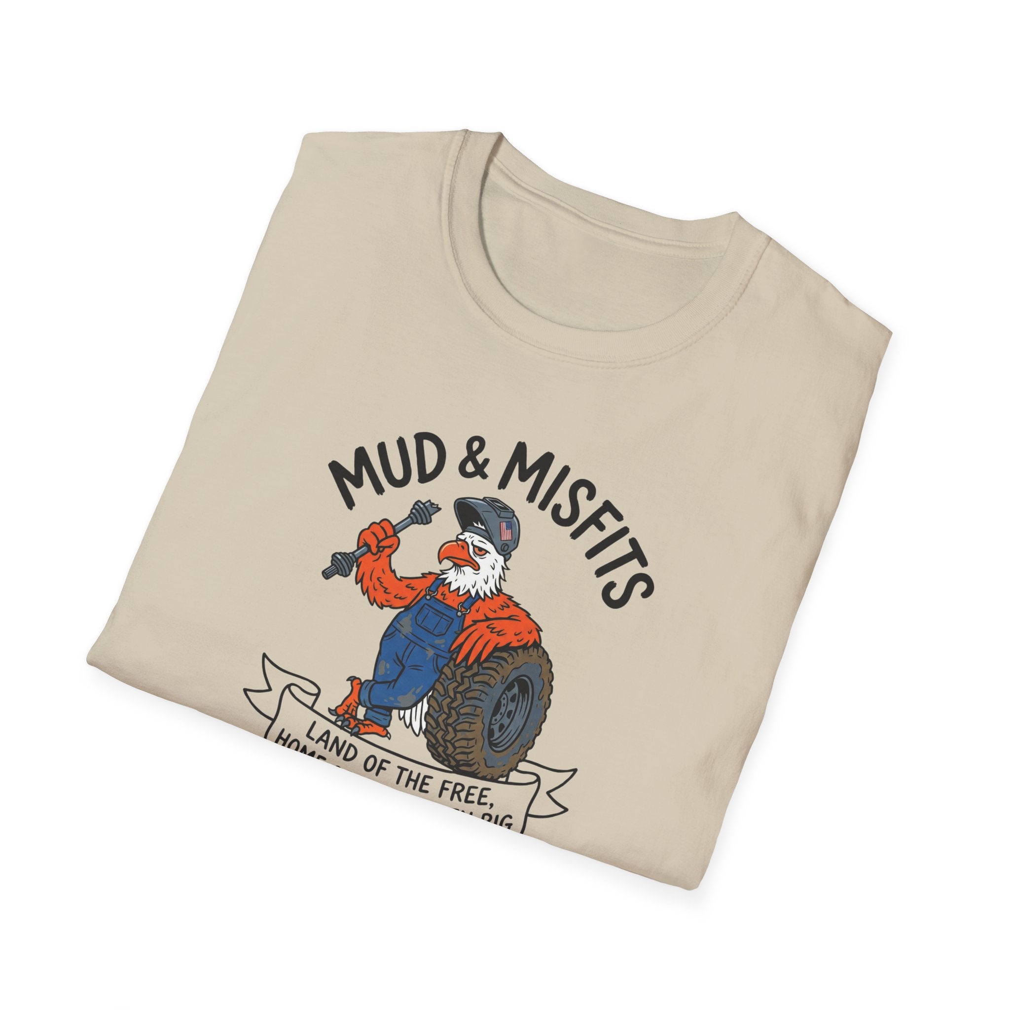 Mud & Misfits "Land Of the Free" Shop Eagle T-shirt