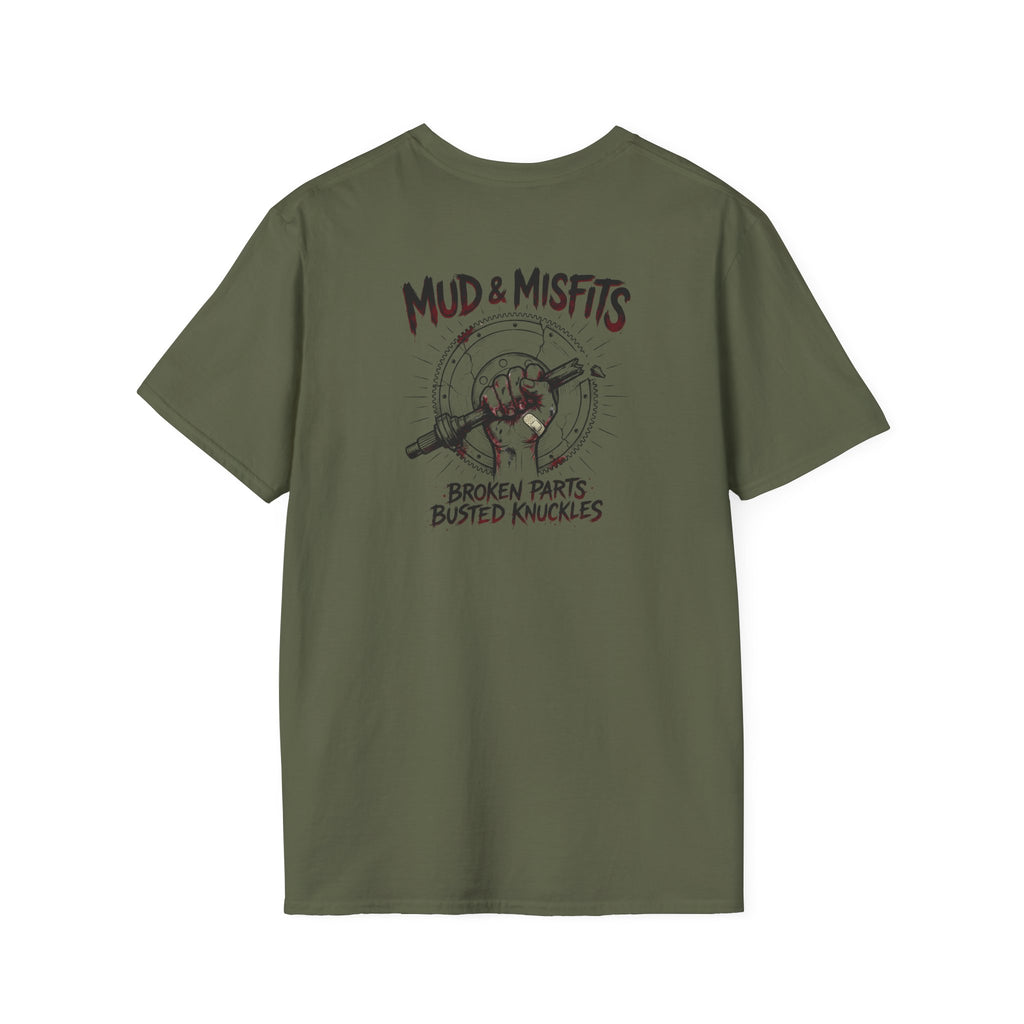 Mud & Misfits "Broken Parts Busted Knuckles" T-shirt