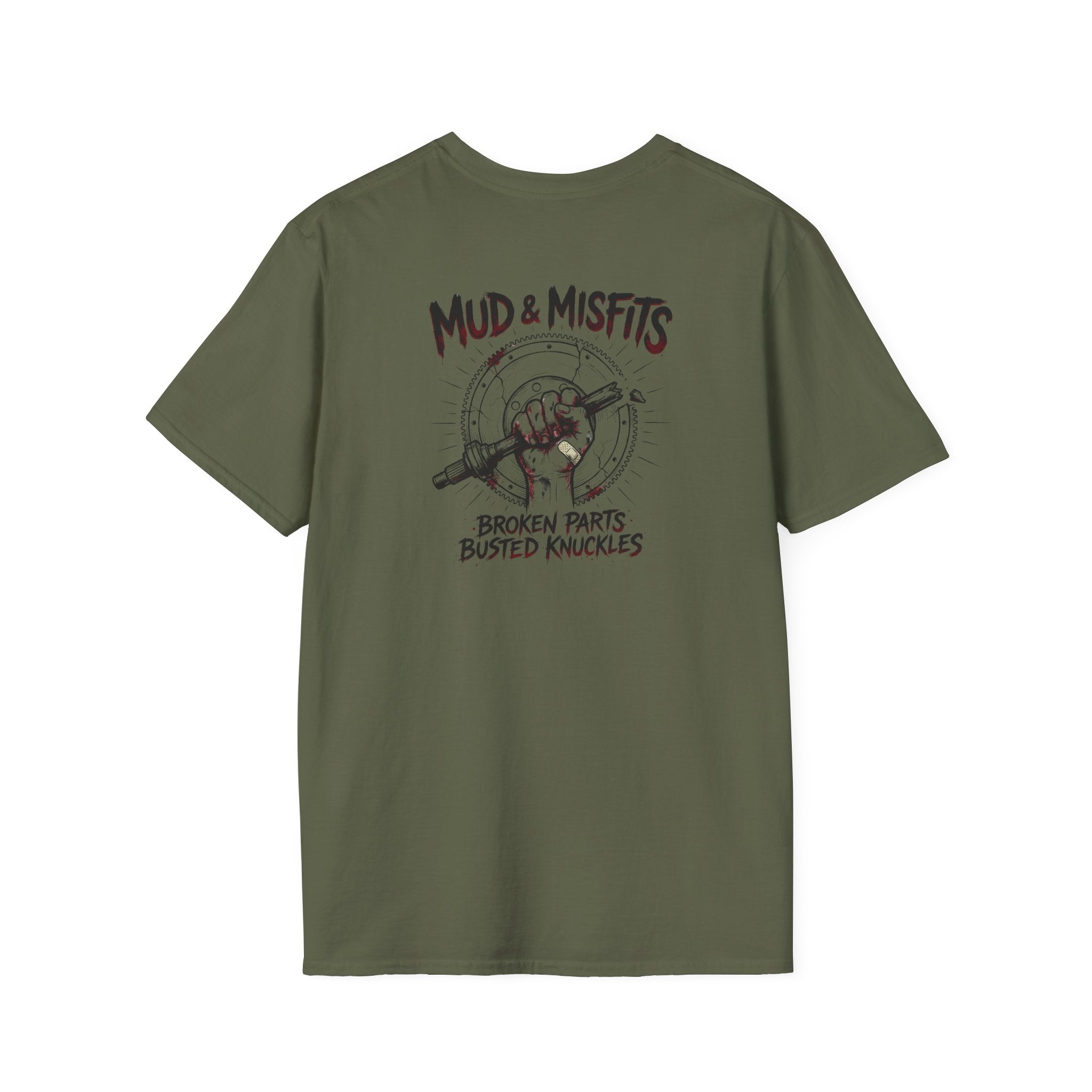 Mud & Misfits "Broken Parts Busted Knuckles" T-shirt