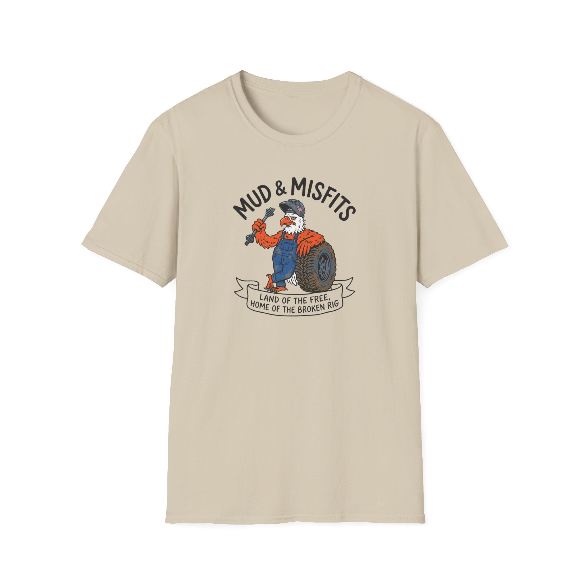 Mud & Misfits "Land Of the Free" Shop Eagle T-shirt