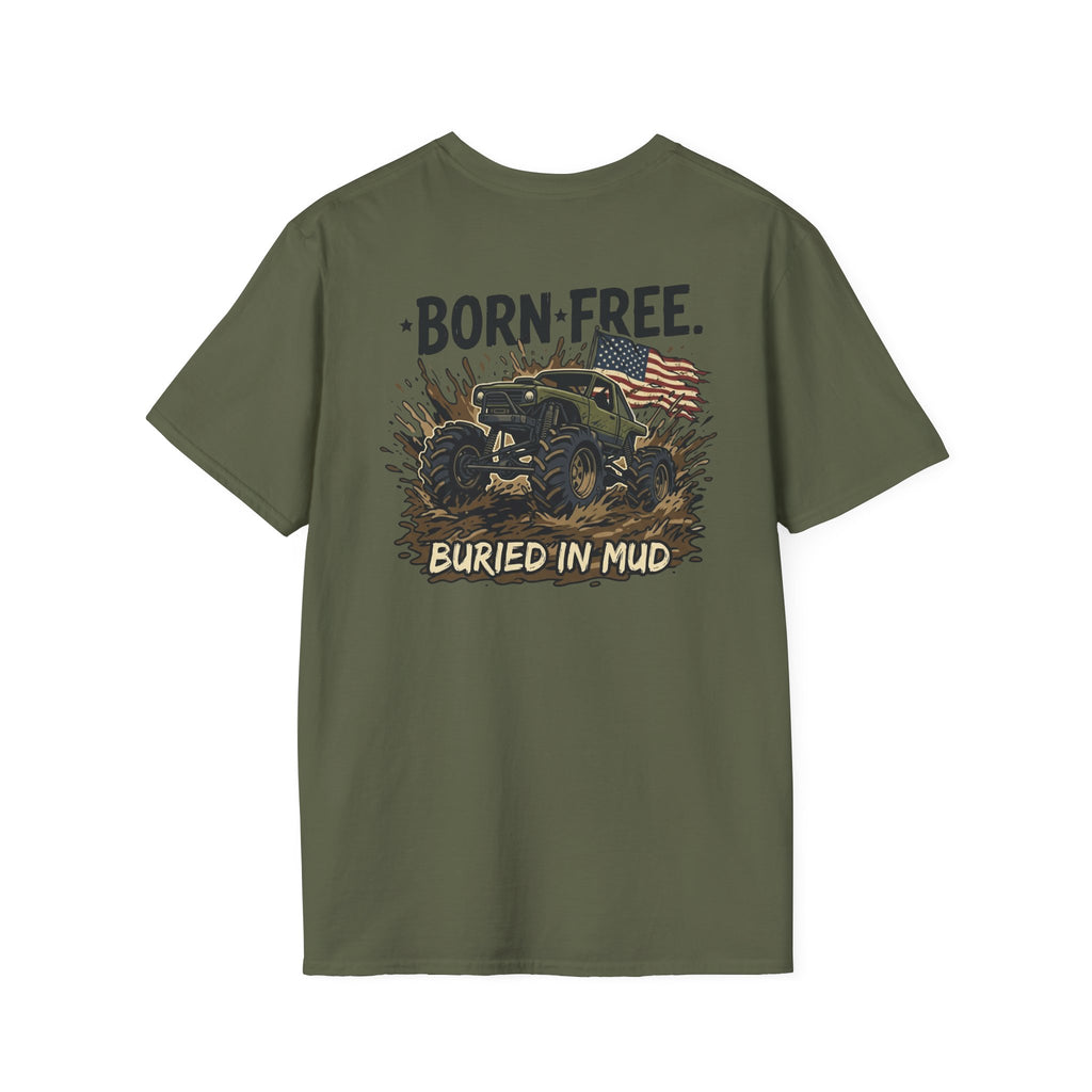 Mud & Misfits "Born Free - Buried in Mud" T-shirt