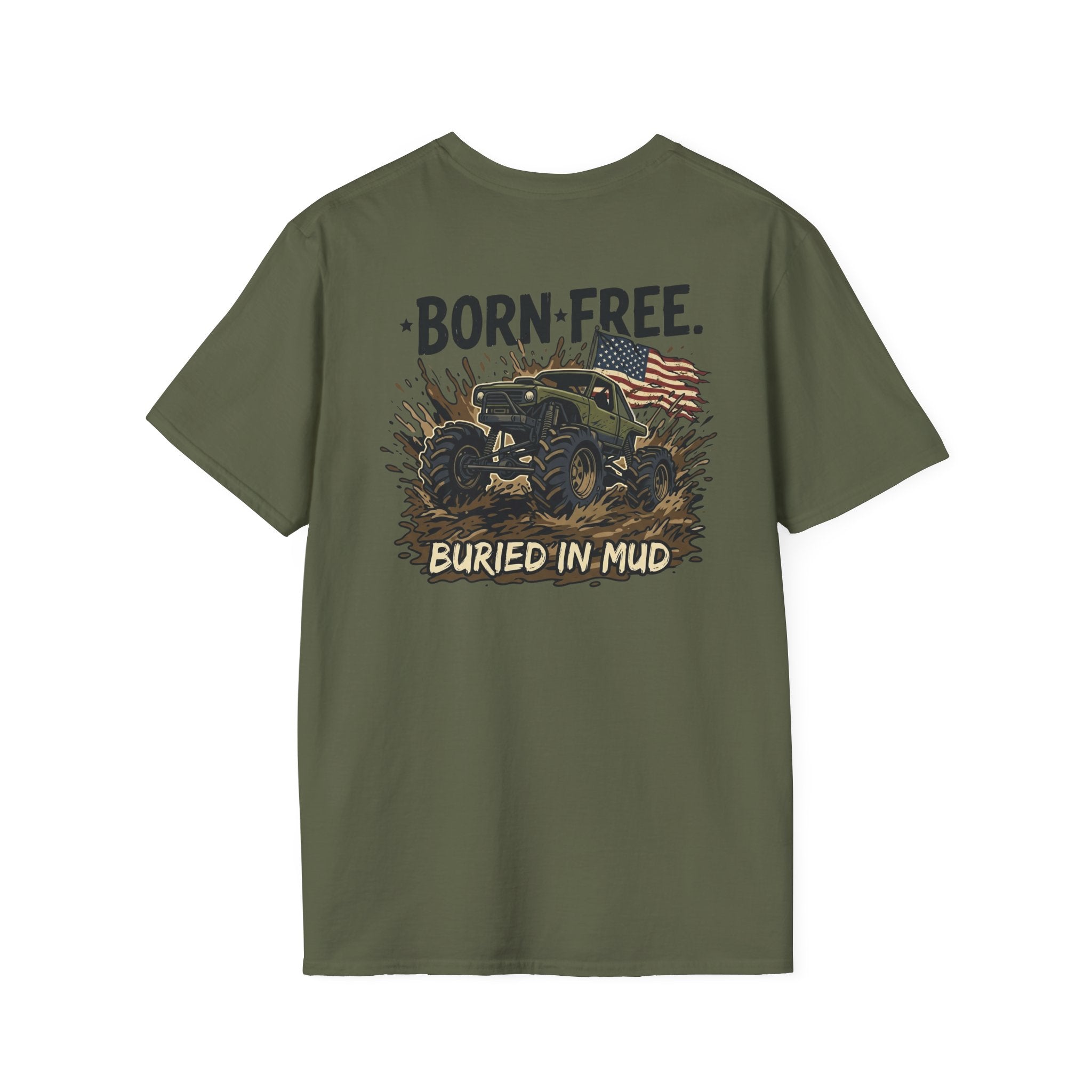 Mud & Misfits "Born Free - Buried in Mud" T-shirt