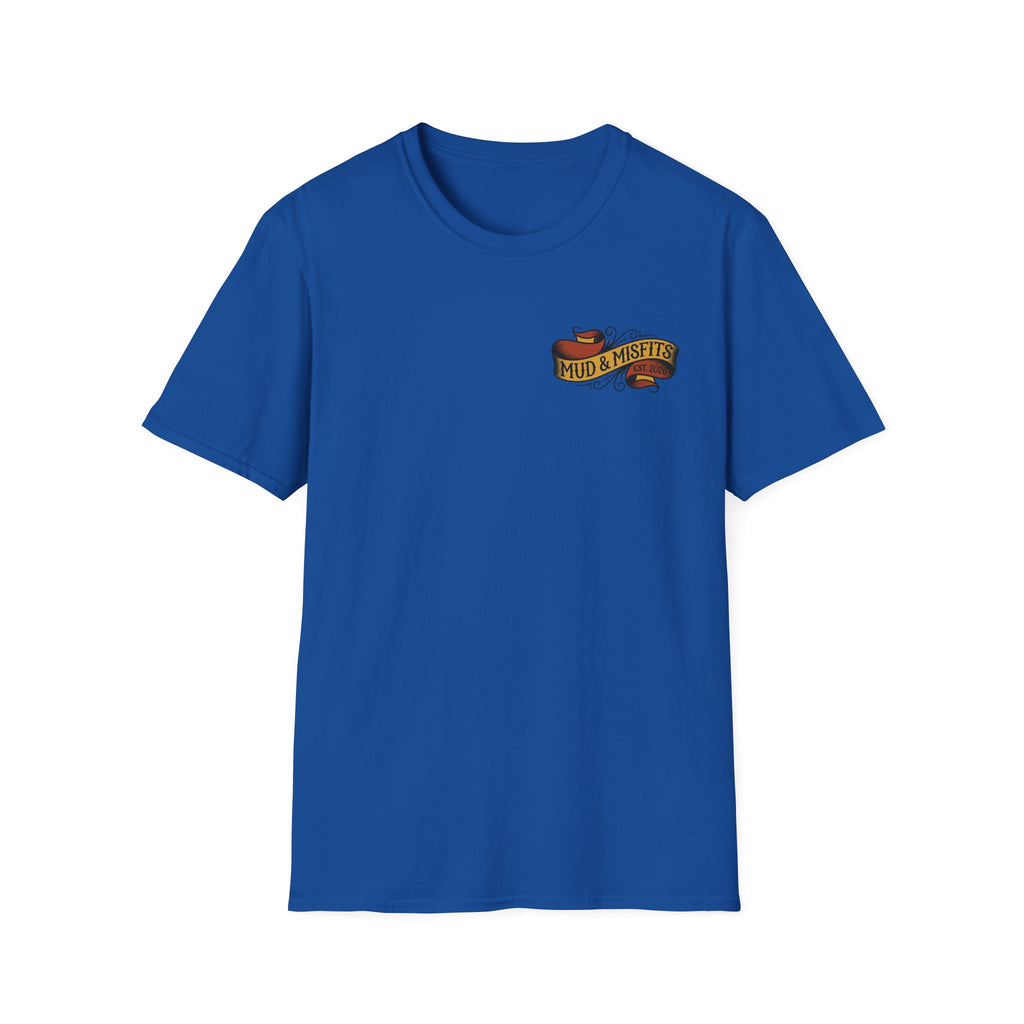Mud & Misfits "Death Before Pavement" American Tattoo T-shirt