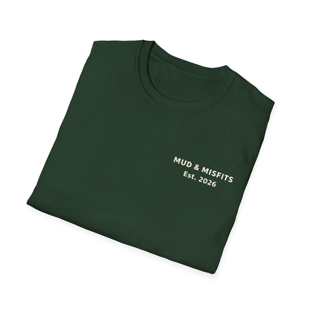 Mud & Misfits "Muddin' Ahead" Trail Sign T-shirt