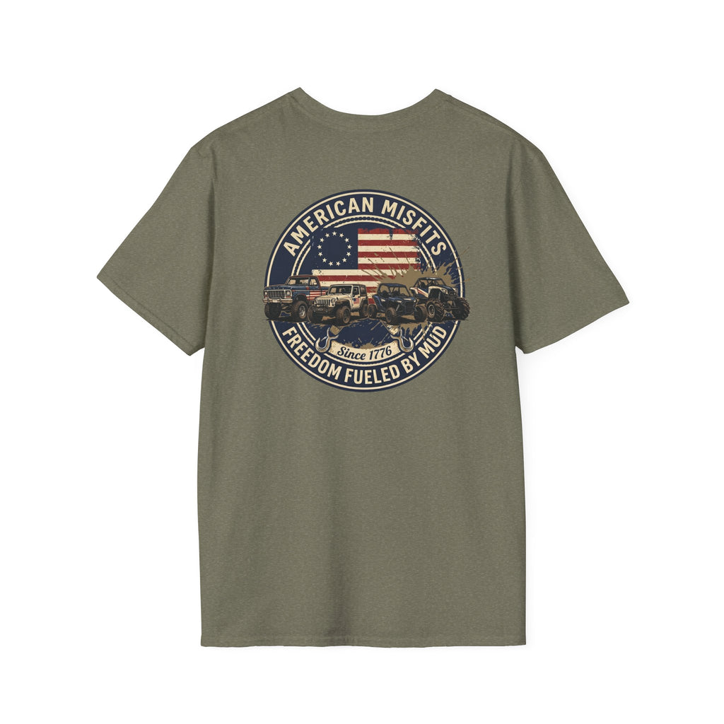 Mud & Misfits 'American Misfits - Freedom Fueled By Mud' T-shirt