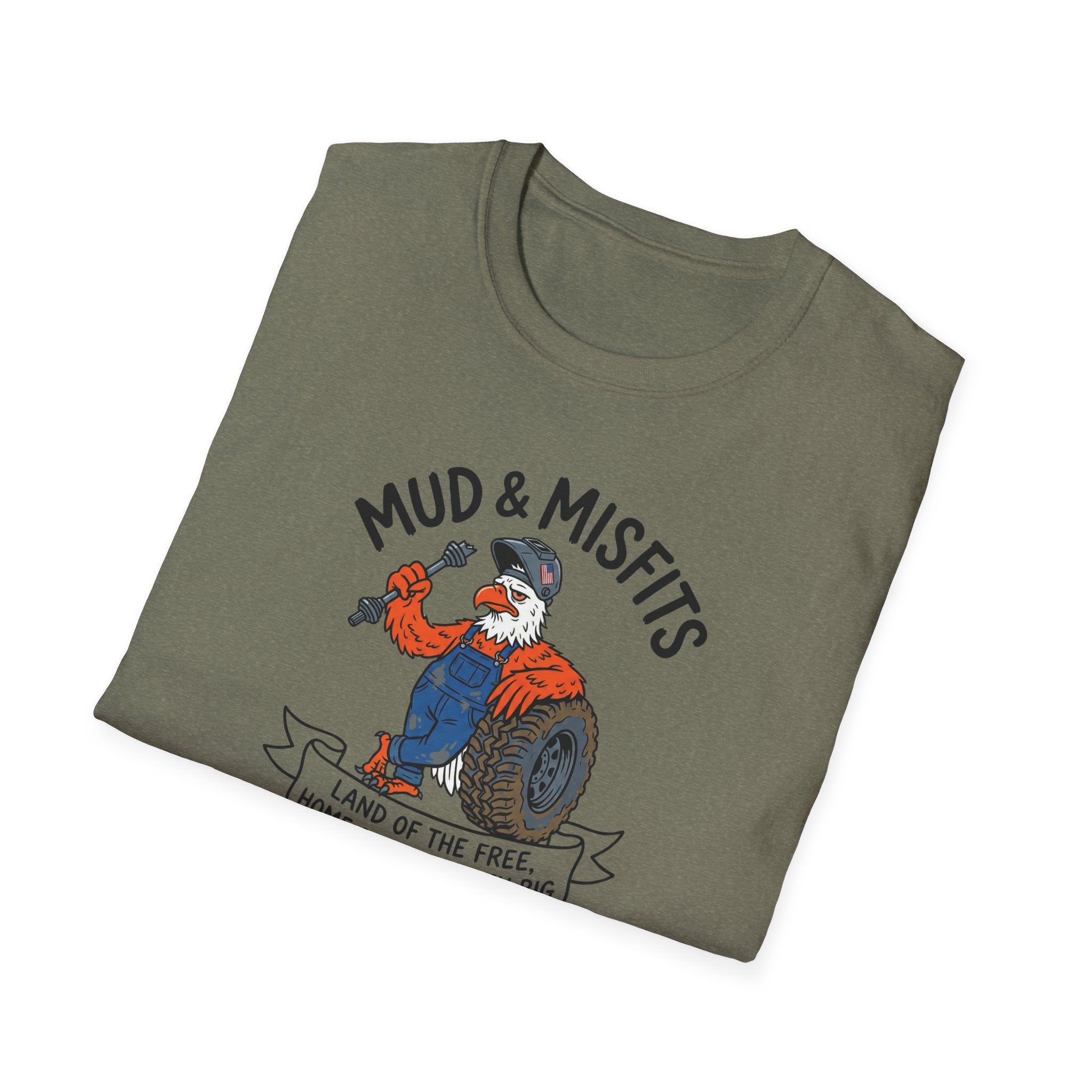 Mud & Misfits "Land Of the Free" Shop Eagle T-shirt