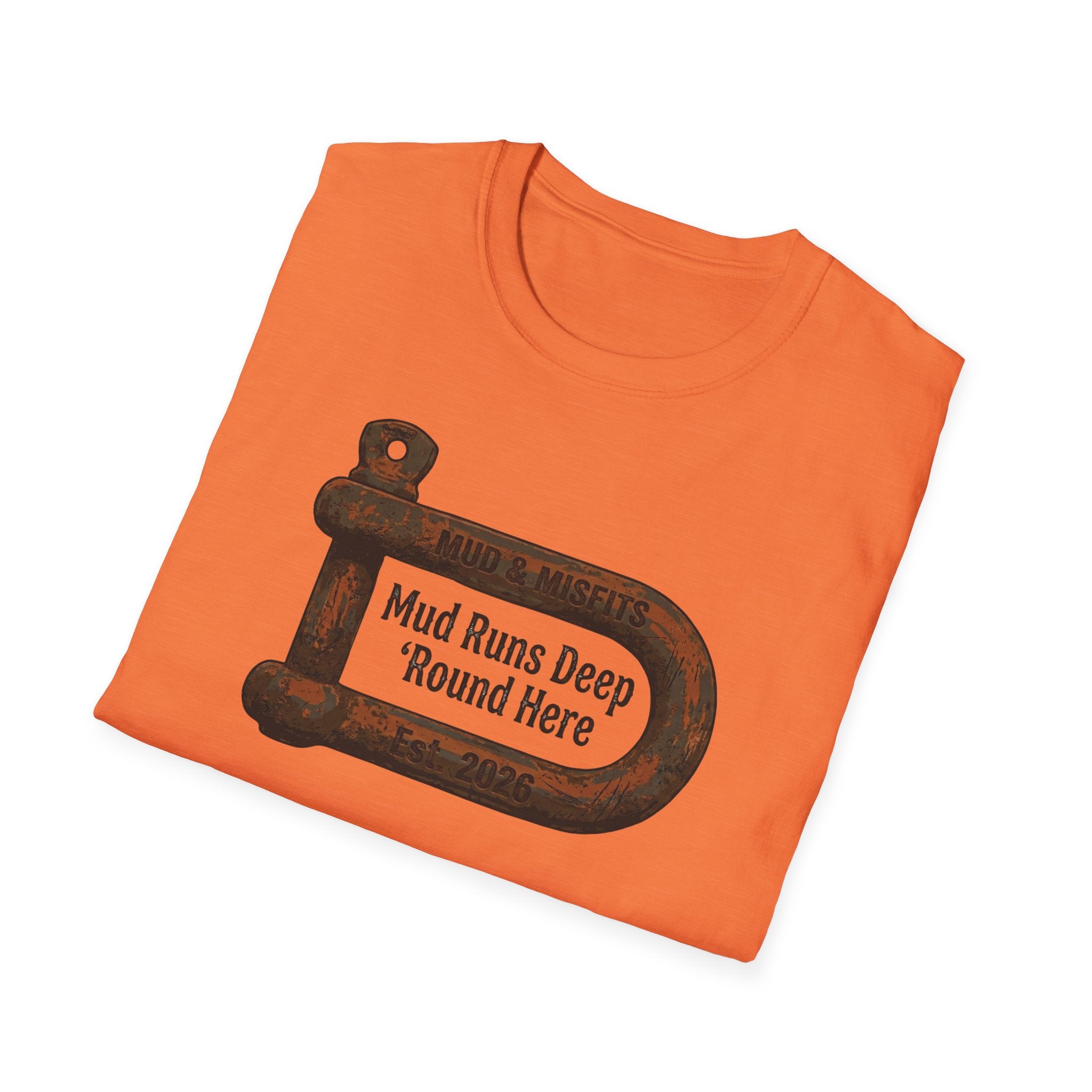 Mud & Misfits "Mud Runs Deep 'Round Here" Shackle T-shirt