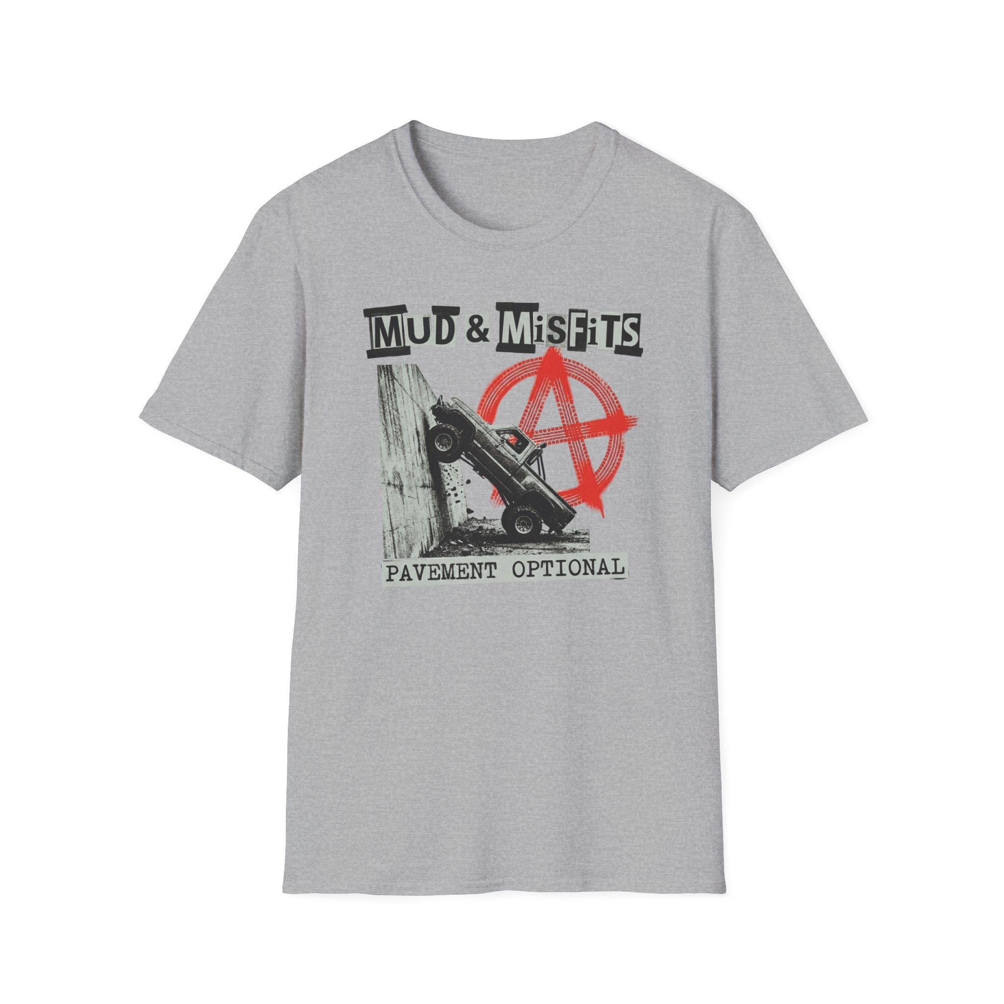 Mud & Misfits "Pavement Optional" Anarchy T-shirt