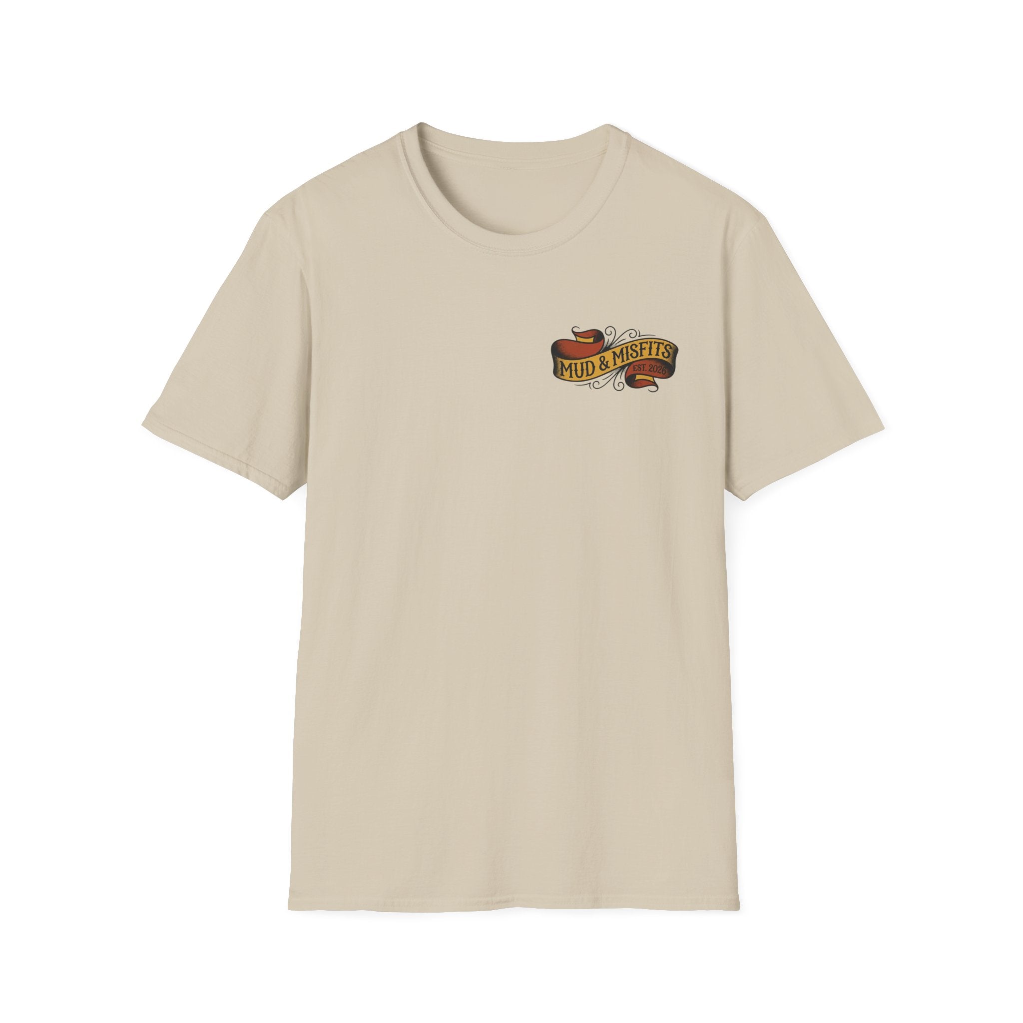 Mud & Misfits "Death Before Pavement" American Tattoo T-shirt