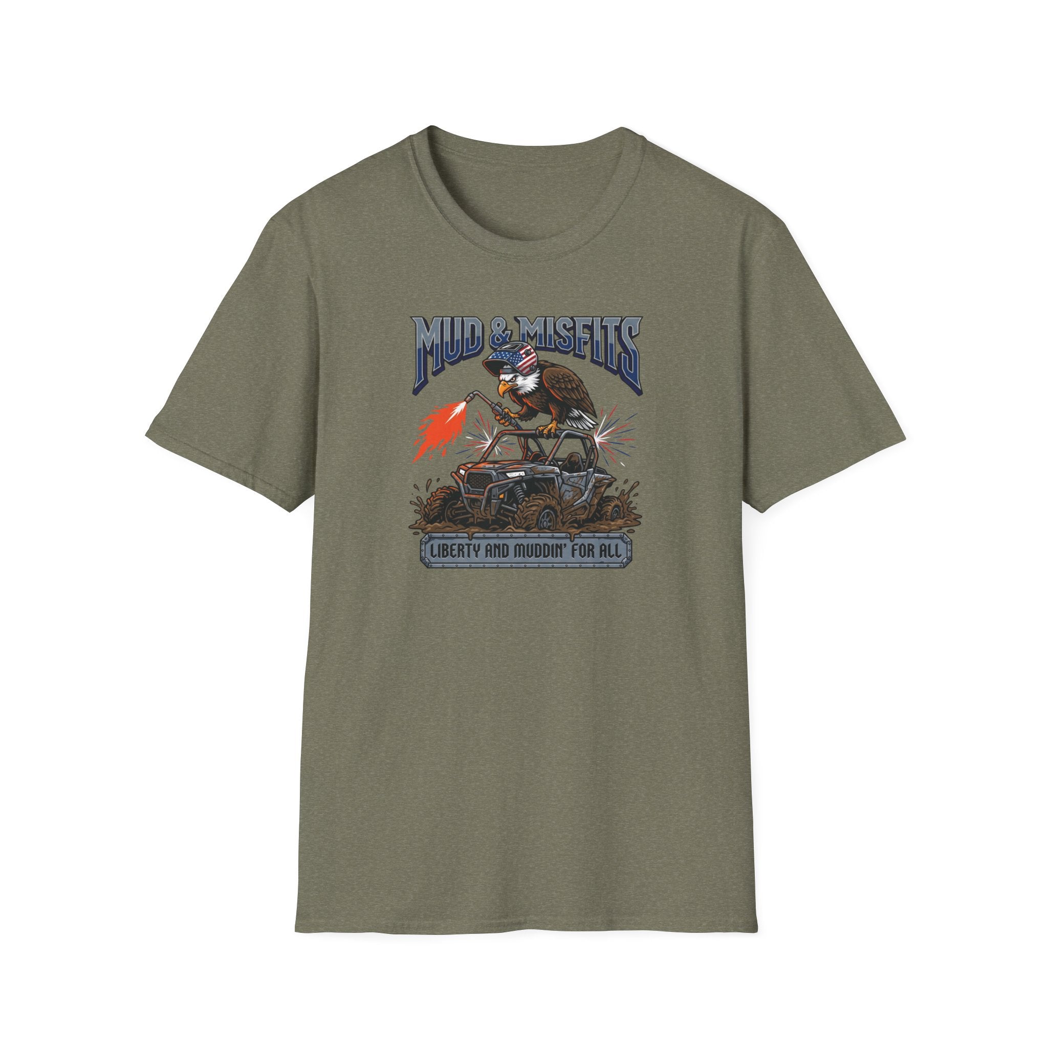Mud & Misfits "Liberty and Muddin' For All" Shop Eagle T-shirt