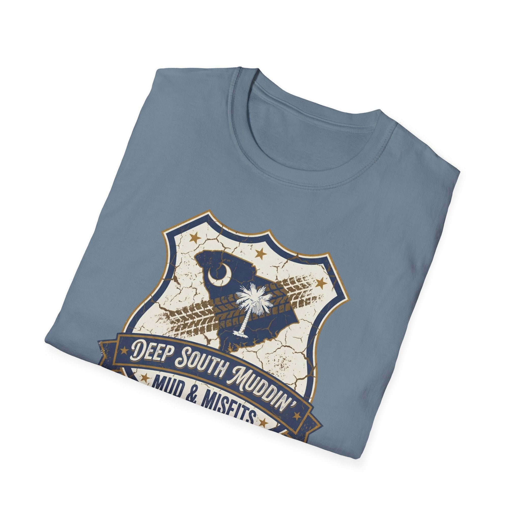 Mud & Misfits SC State Badge "Deep South Muddin" T-shirt