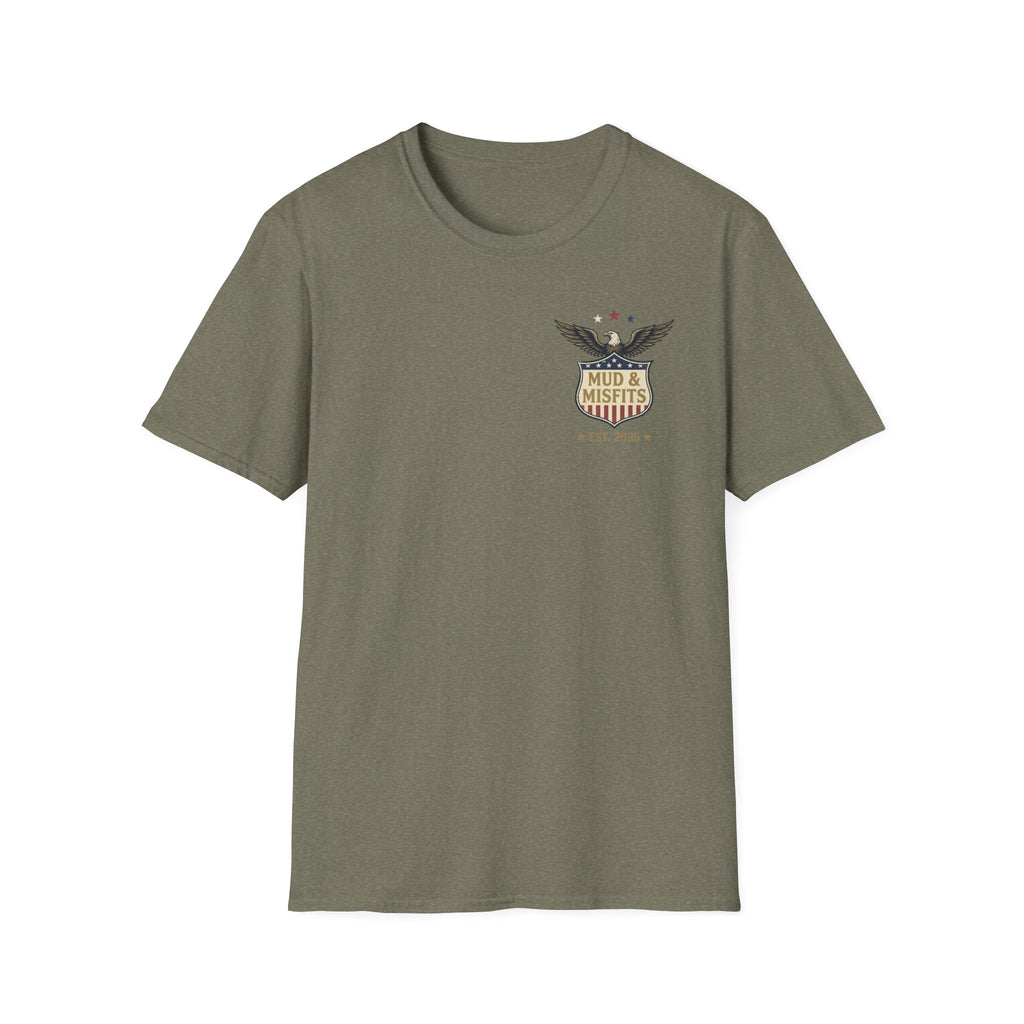 Mud & Misfits 'American Misfits - Freedom Fueled By Mud' T-shirt