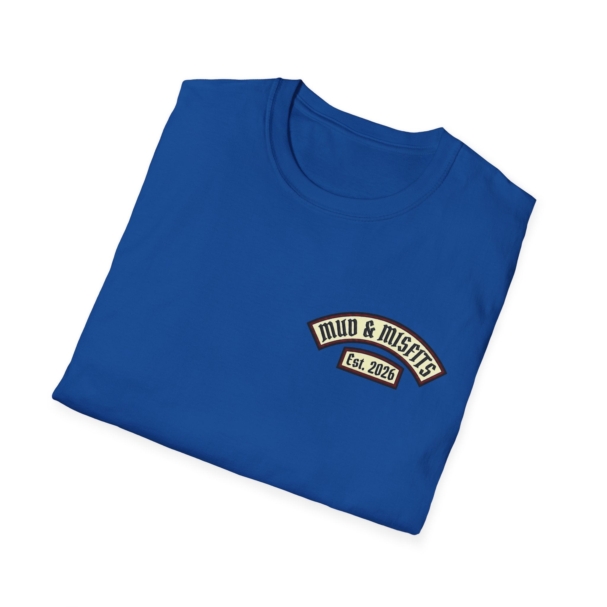 Mud & Misfits "In Mud We Trust" Biker Patch T-shirt