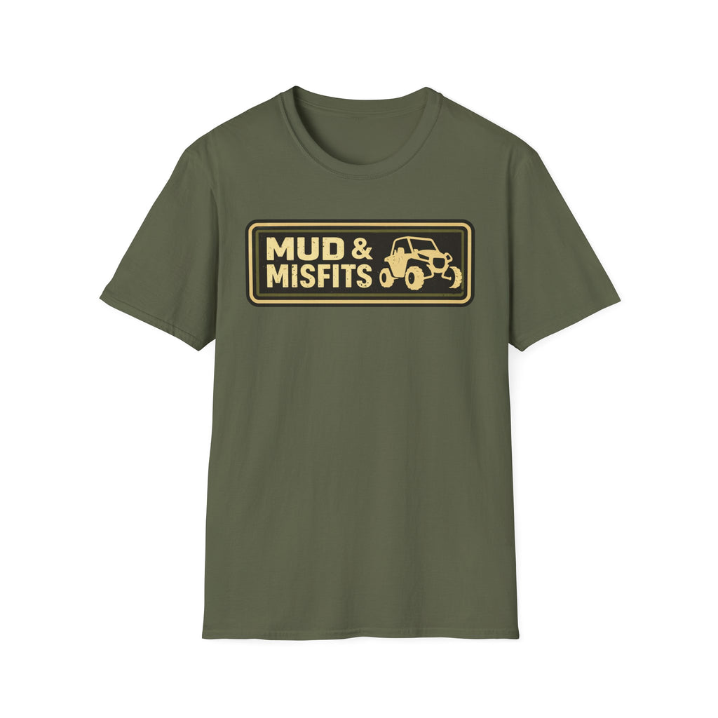 Mud & Misfits Dark Horizontal Patch T-shirt