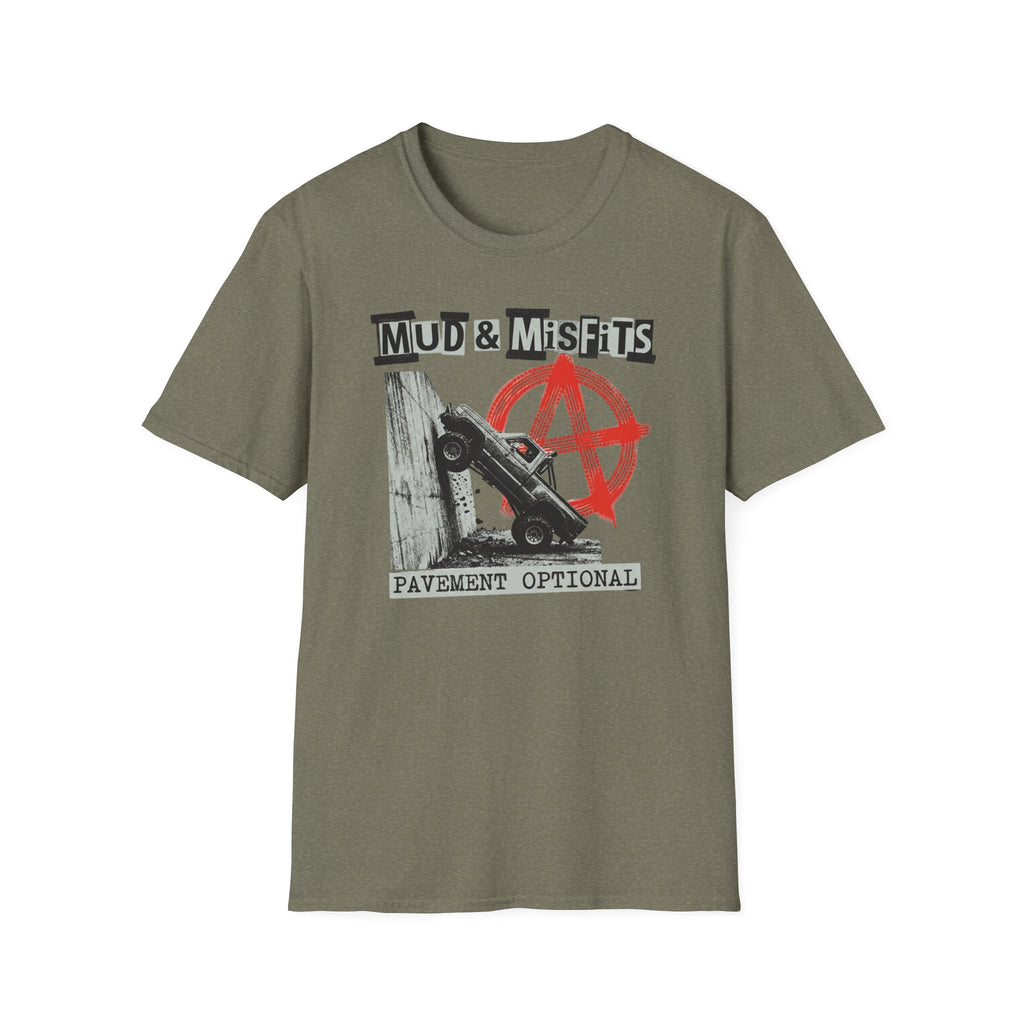 Mud & Misfits "Pavement Optional" Anarchy T-shirt