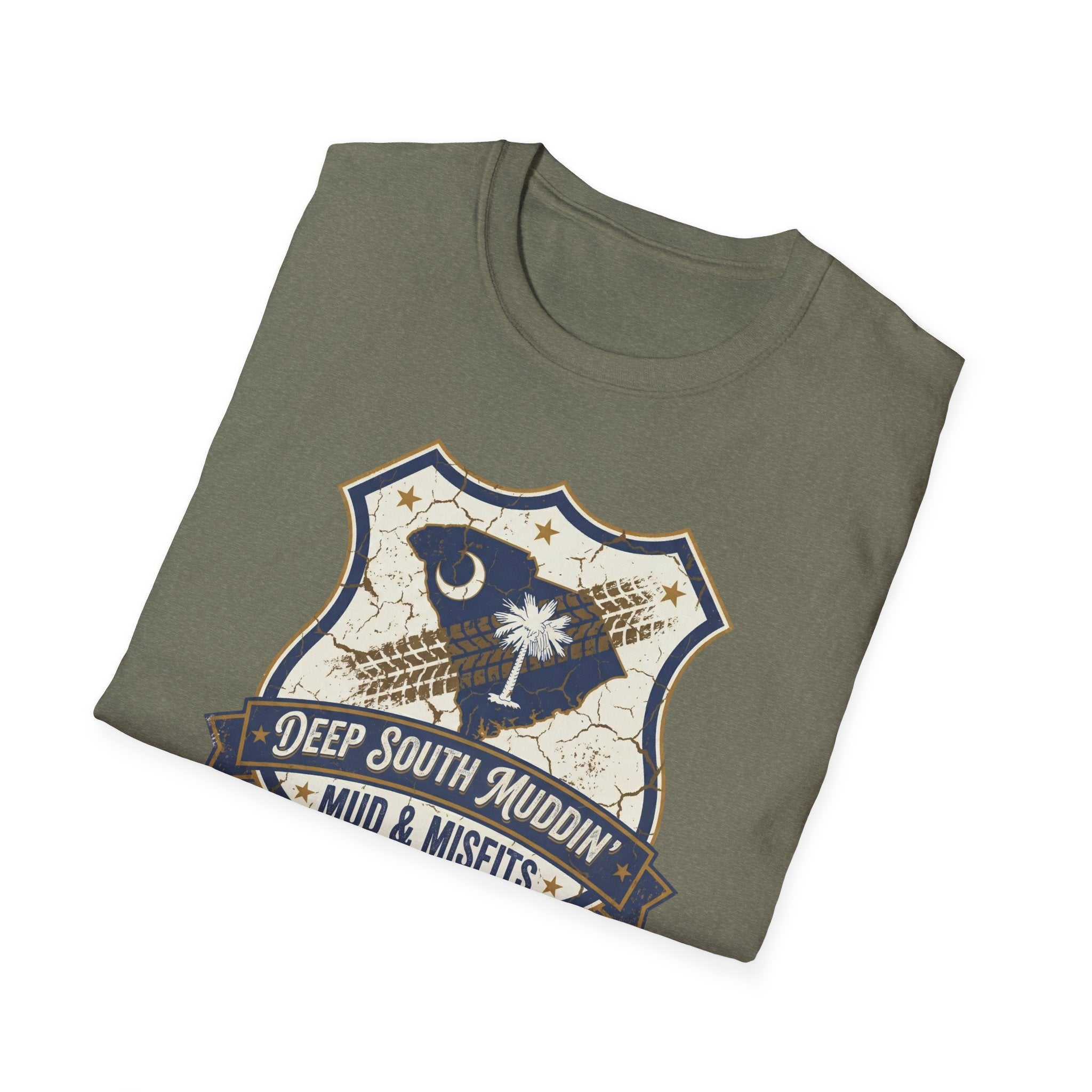 Mud & Misfits SC State Badge "Deep South Muddin" T-shirt