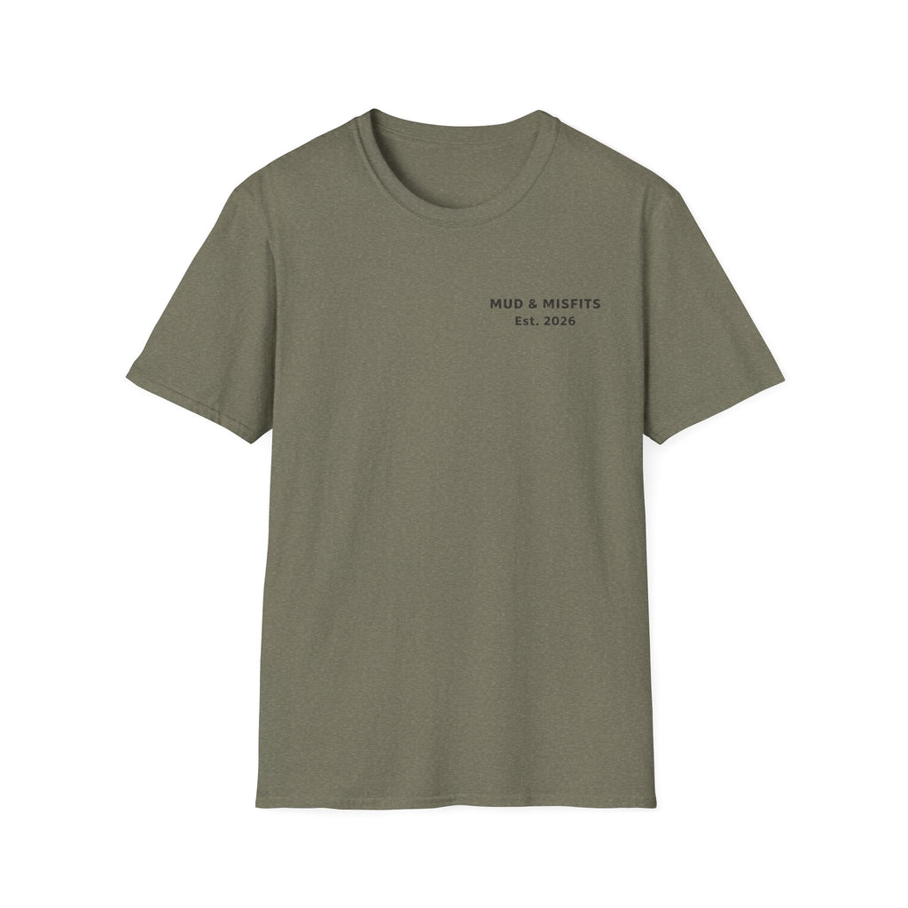 Mud & Misfits "Mud Runs Deep" Shackle Hook T-shirt