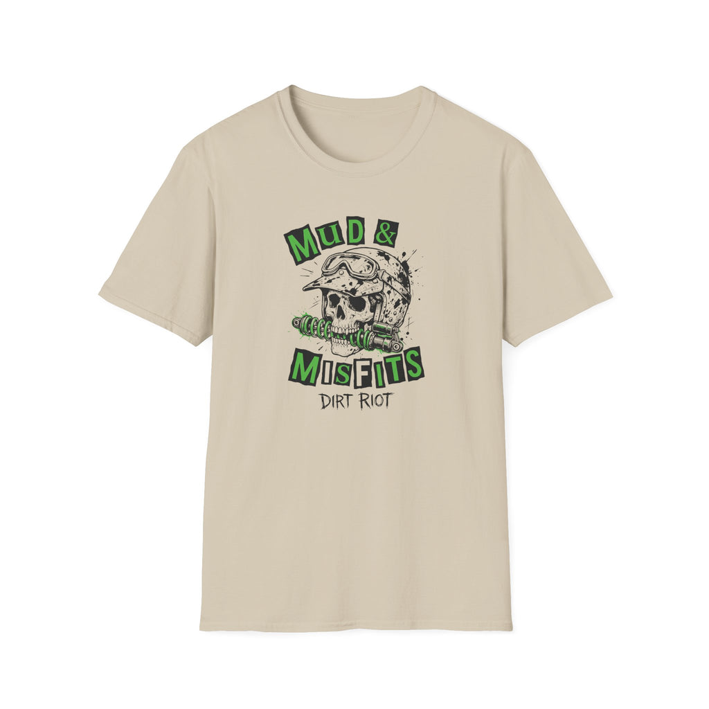 Mud & Misfits "Dirt Riot" Skull T-shirt