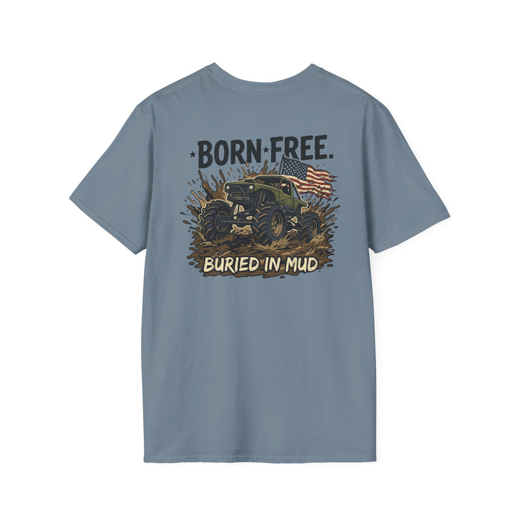 Mud & Misfits "Born Free - Buried in Mud" T-shirt
