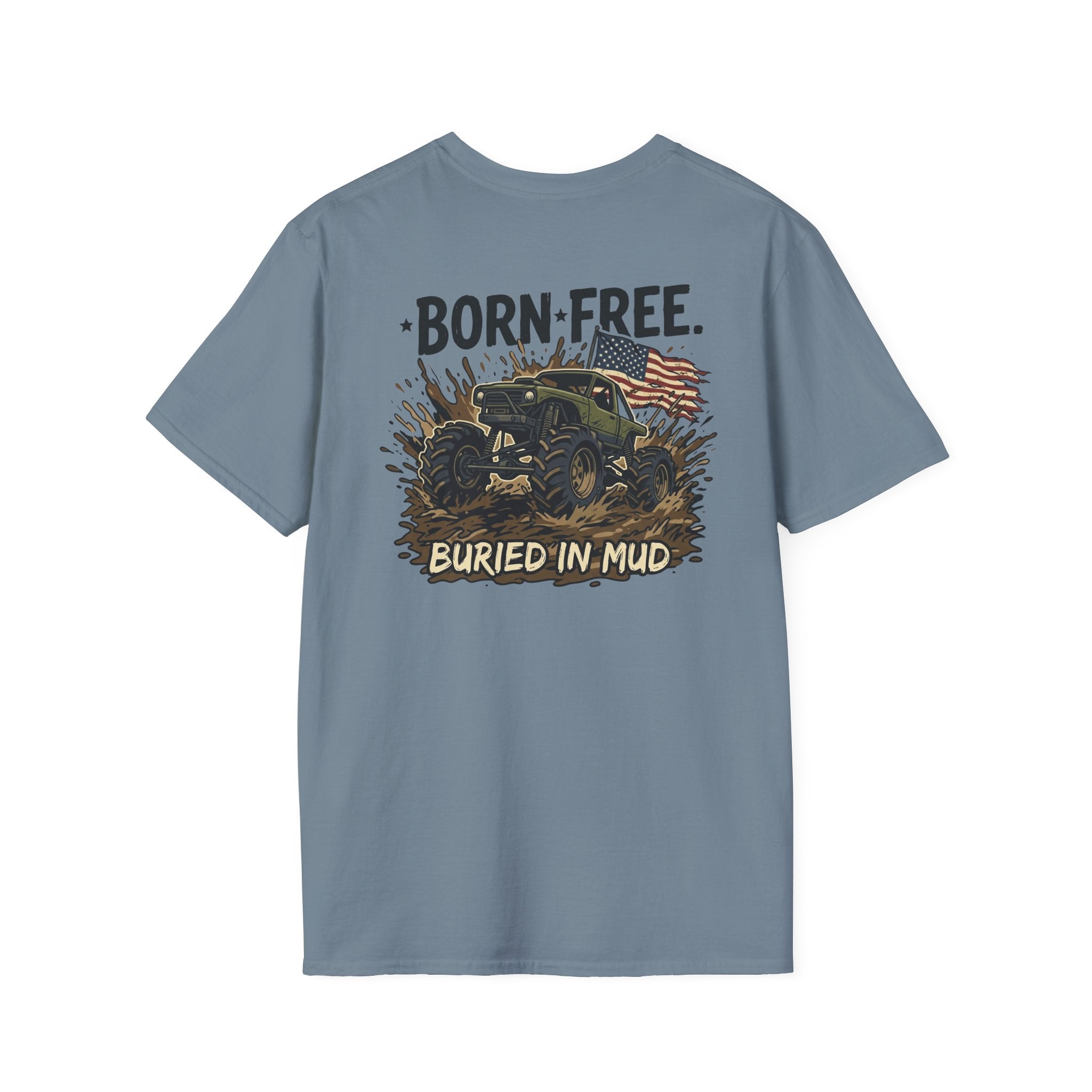 Mud & Misfits "Born Free - Buried in Mud" T-shirt