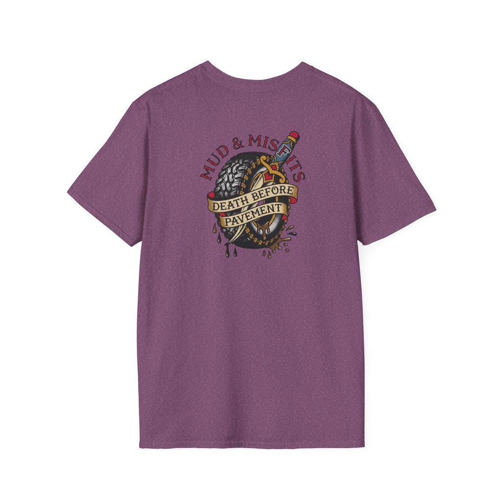 Mud & Misfits "Death Before Pavement" American Tattoo T-shirt