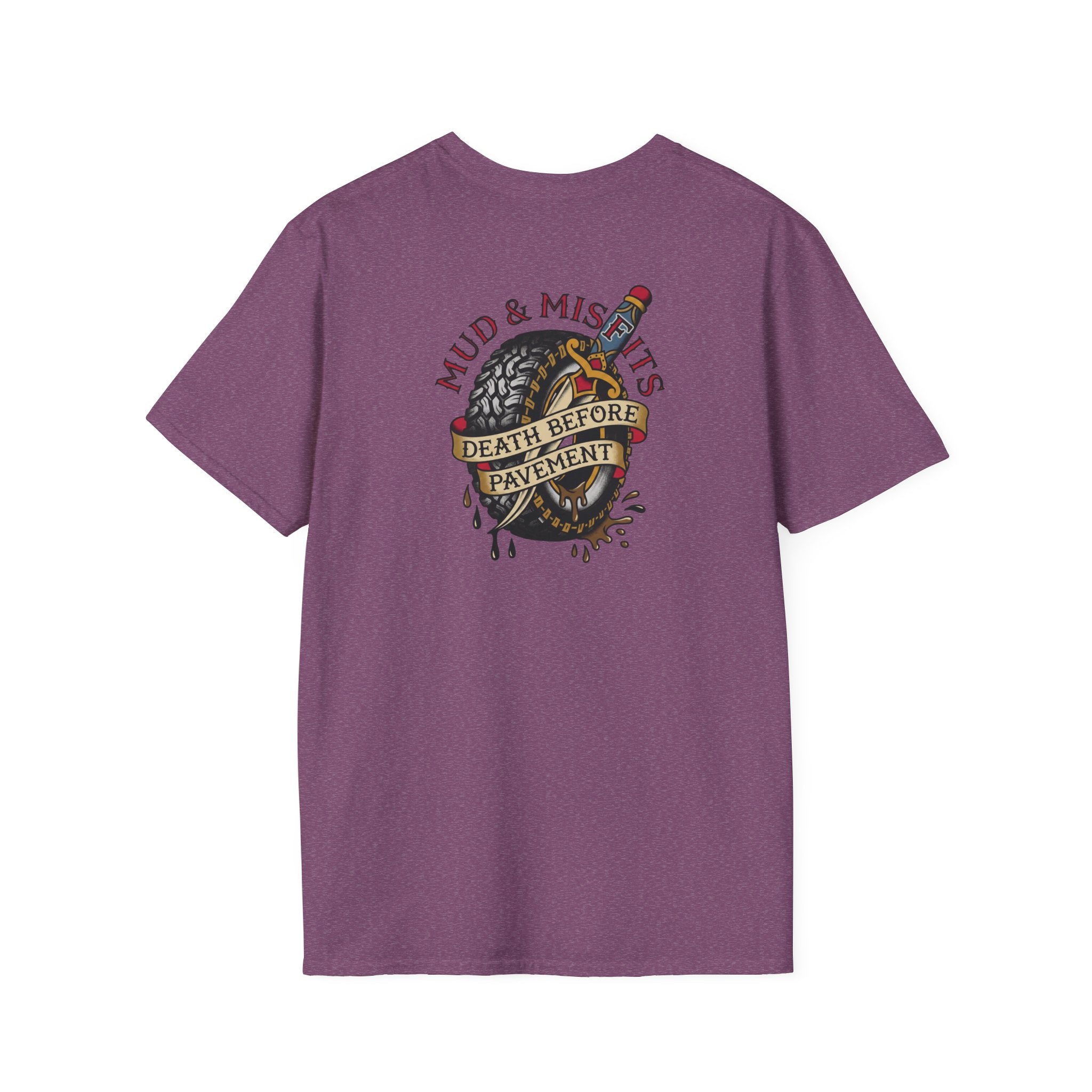 Mud & Misfits "Death Before Pavement" American Tattoo T-shirt