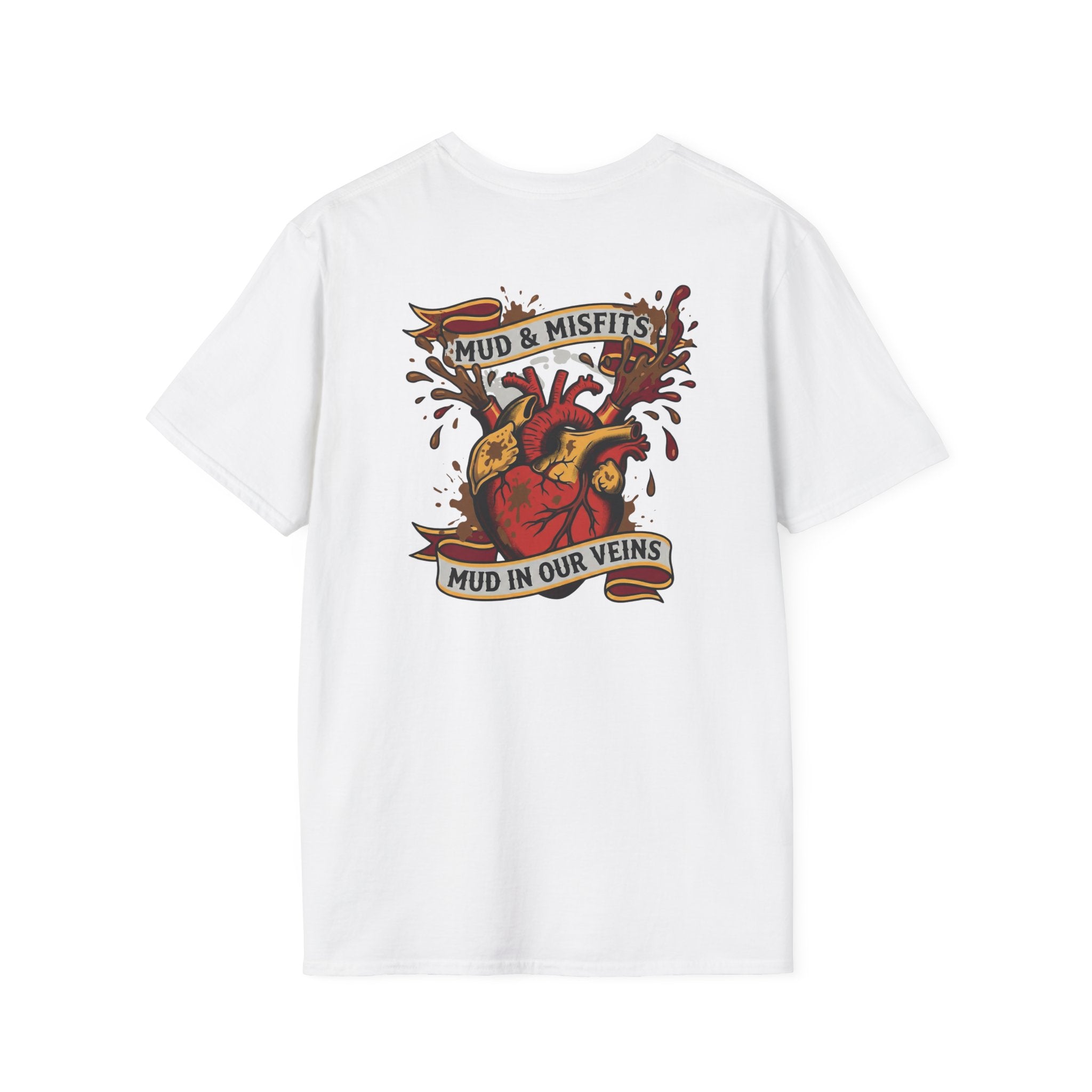 Mud & Misfits "Mud In Our Veins" American Tattoo T-shirt