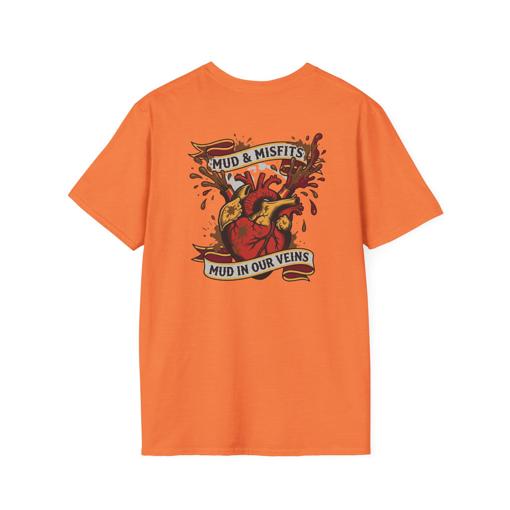 Mud & Misfits "Mud In Our Veins" American Tattoo T-shirt