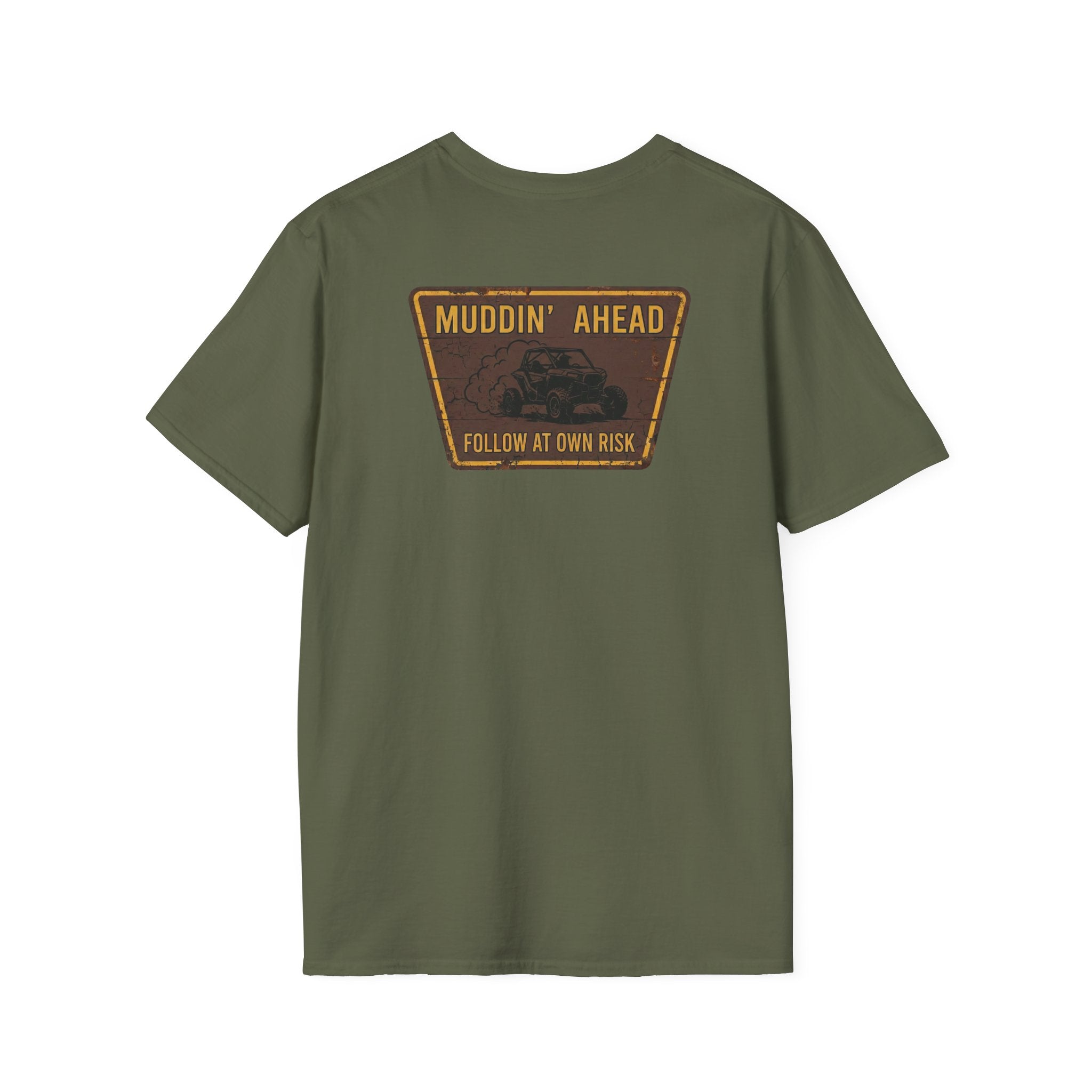 Mud & Misfits "Muddin' Ahead" Trail Sign T-shirt