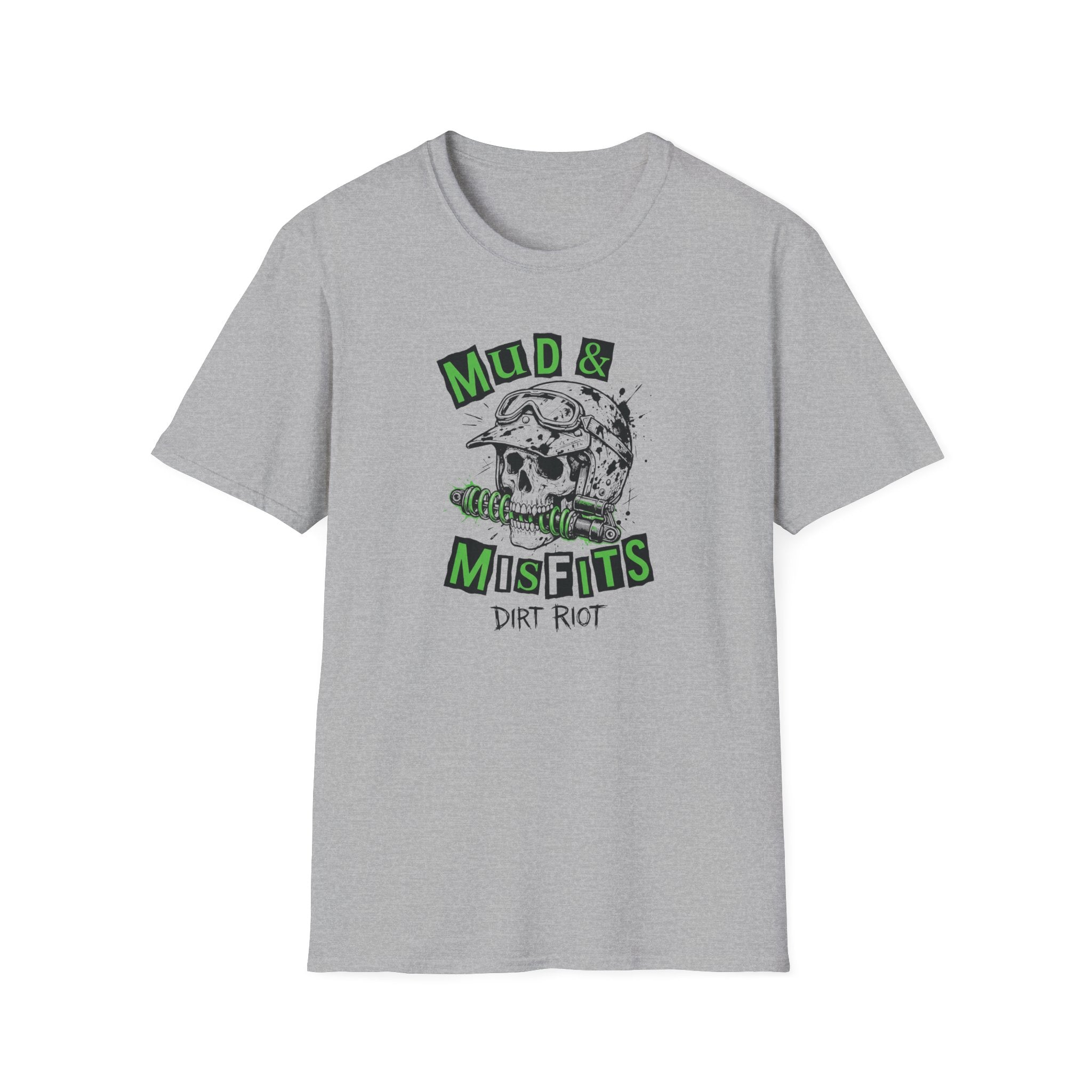 Mud & Misfits "Dirt Riot" Skull T-shirt