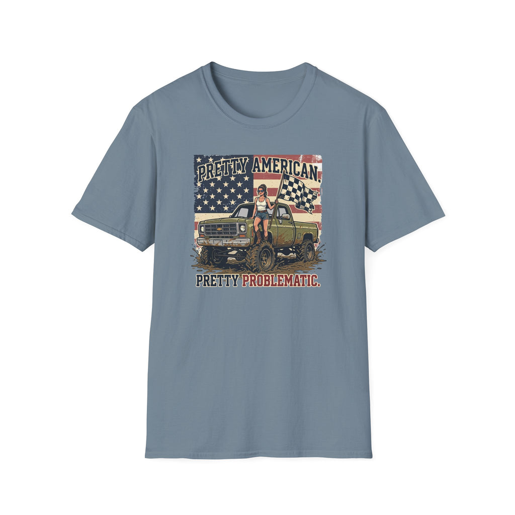 Mud & Misfits 'Pretty American - Pretty Problematic' T-shirt