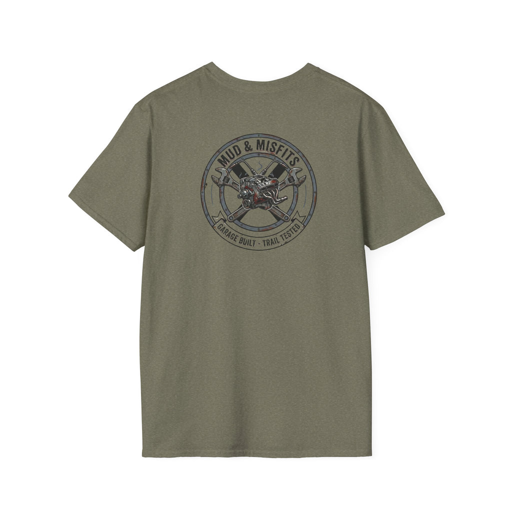 Mud & Misfits "Garage Built Trail Tested" T-shirt
