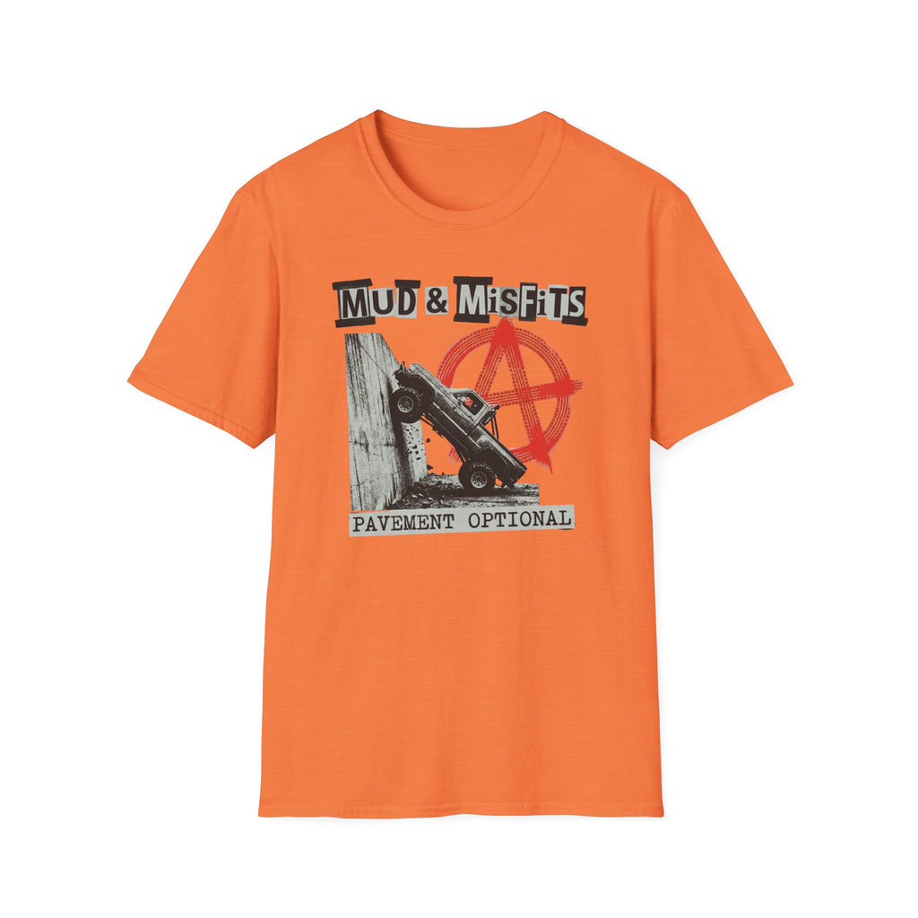 Mud & Misfits "Pavement Optional" Anarchy T-shirt
