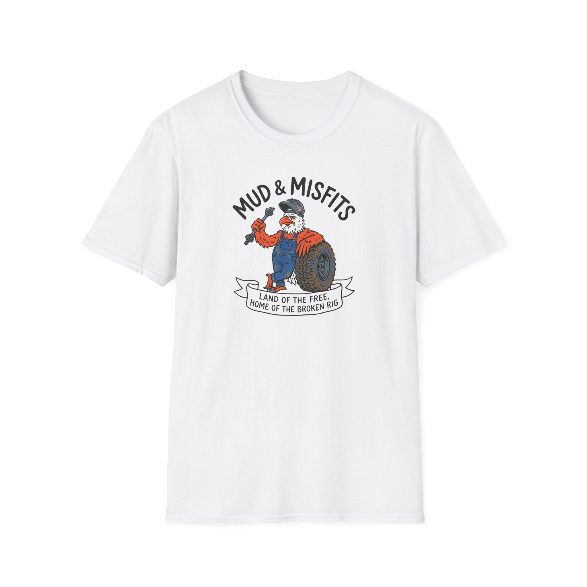 Mud & Misfits "Land Of the Free" Shop Eagle T-shirt