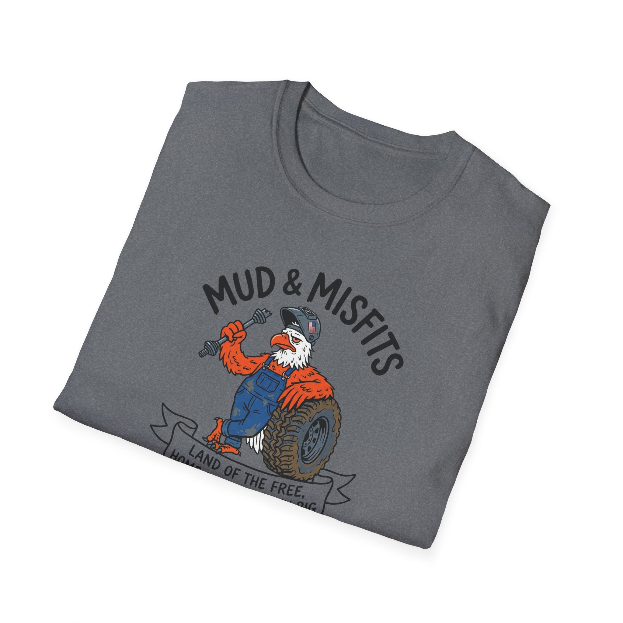 Mud & Misfits "Land Of the Free" Shop Eagle T-shirt